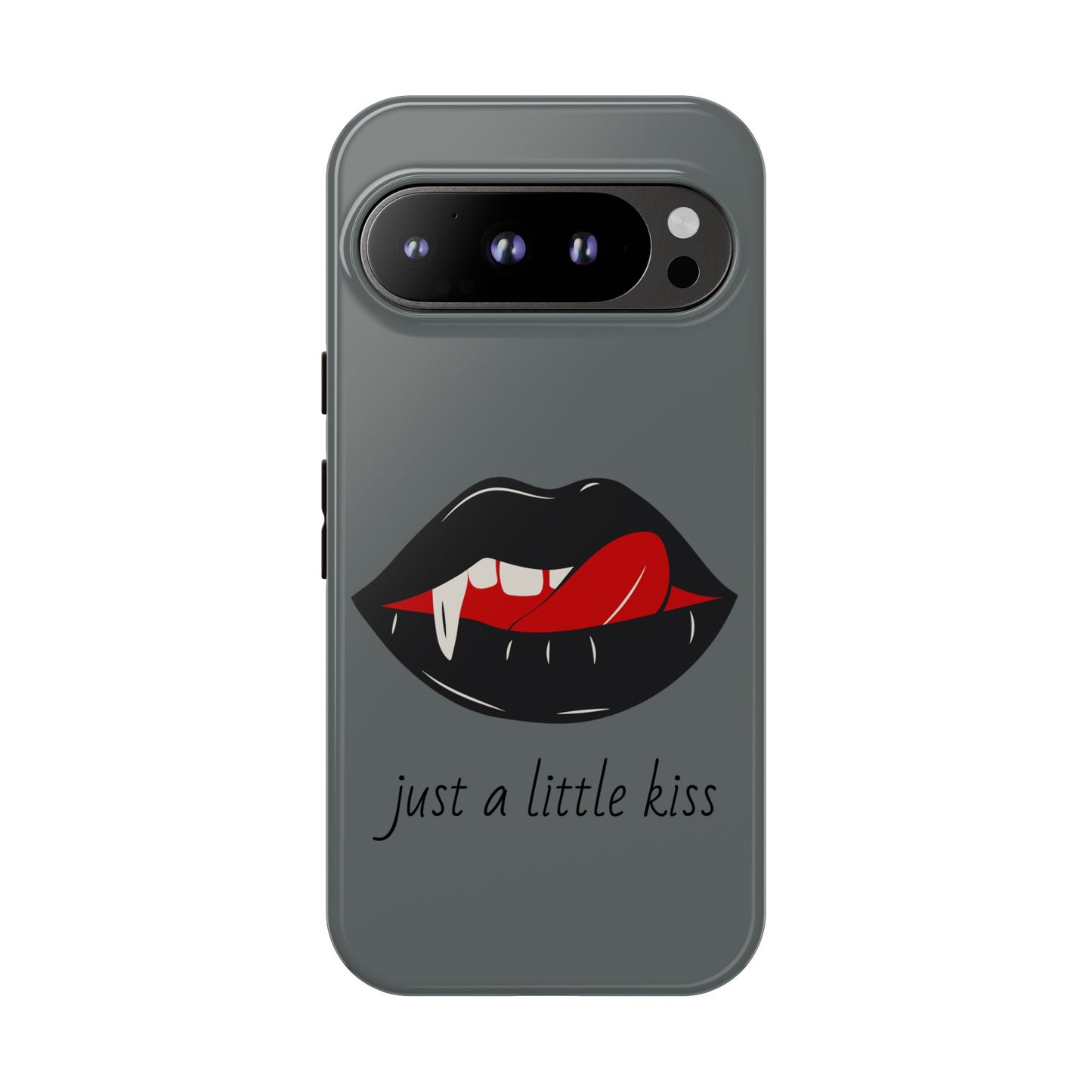 Vampire Lip Phone Case, Edgy Tech Accessories, Halloween Gifts, Goth Aesthetic, Quirky Cell Phone Cover