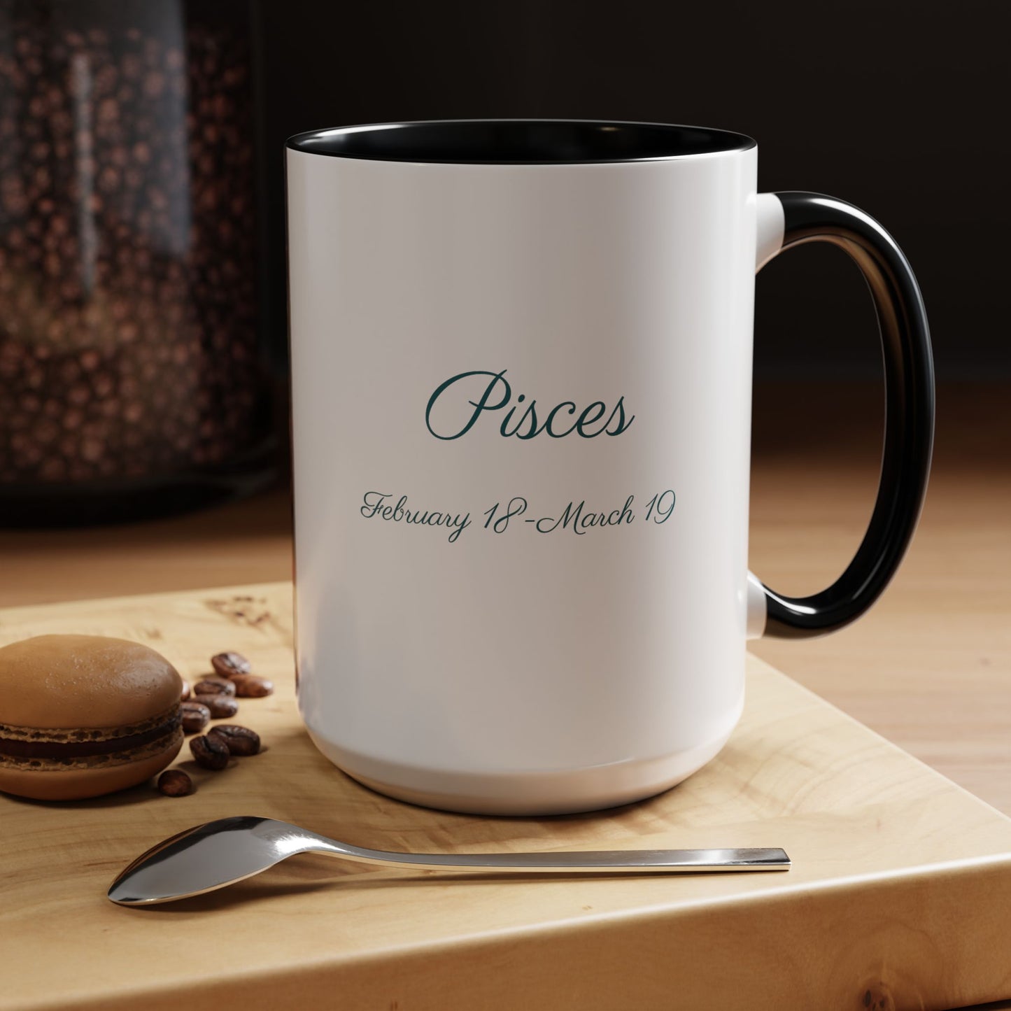 Astrology Pisces Accent Coffee Mug (11, 15oz)