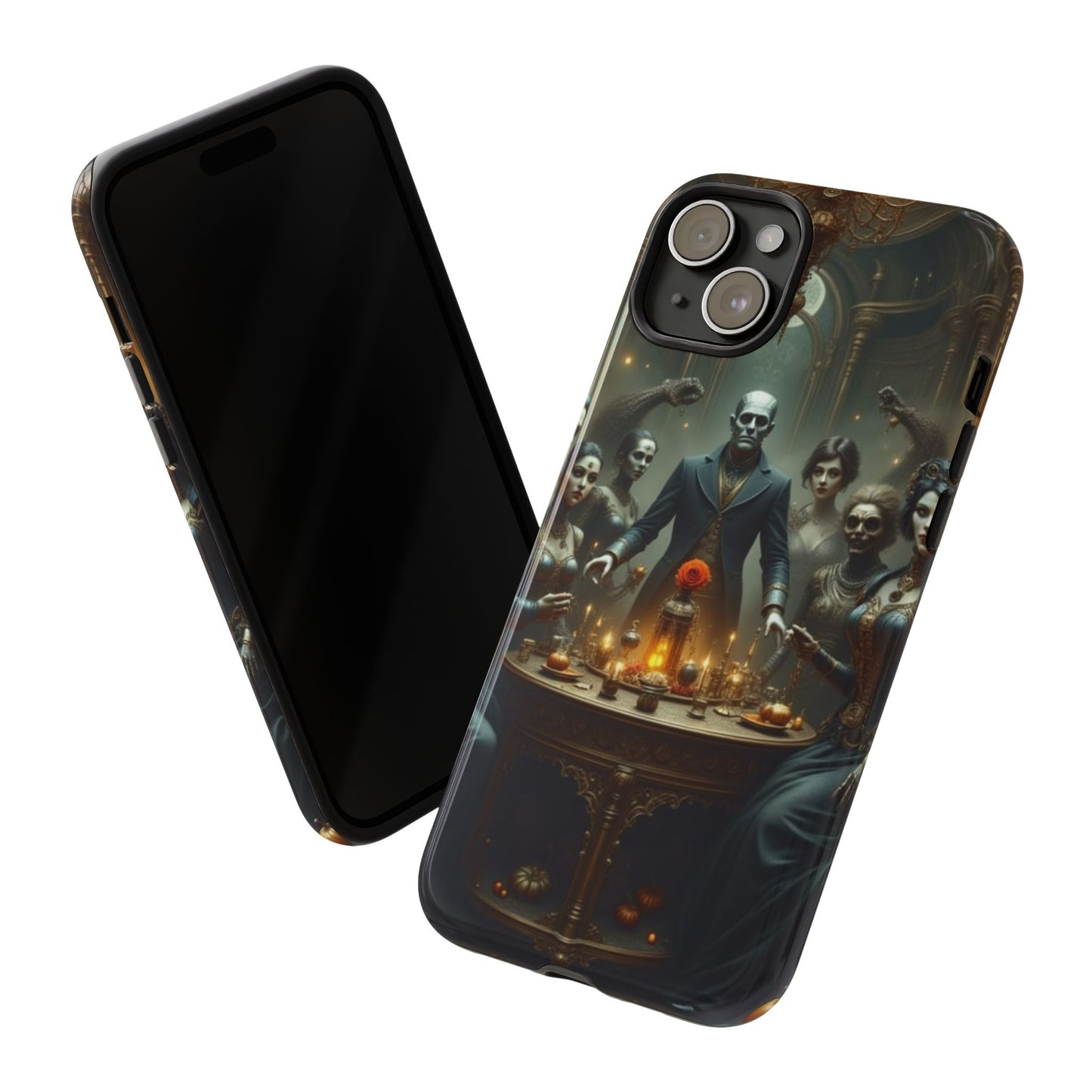 Gothic Phone Case, Unique Tough Cases, Dark Aesthetic Accessories, Perfect Gift for Halloween, Stylish Tech Protection
