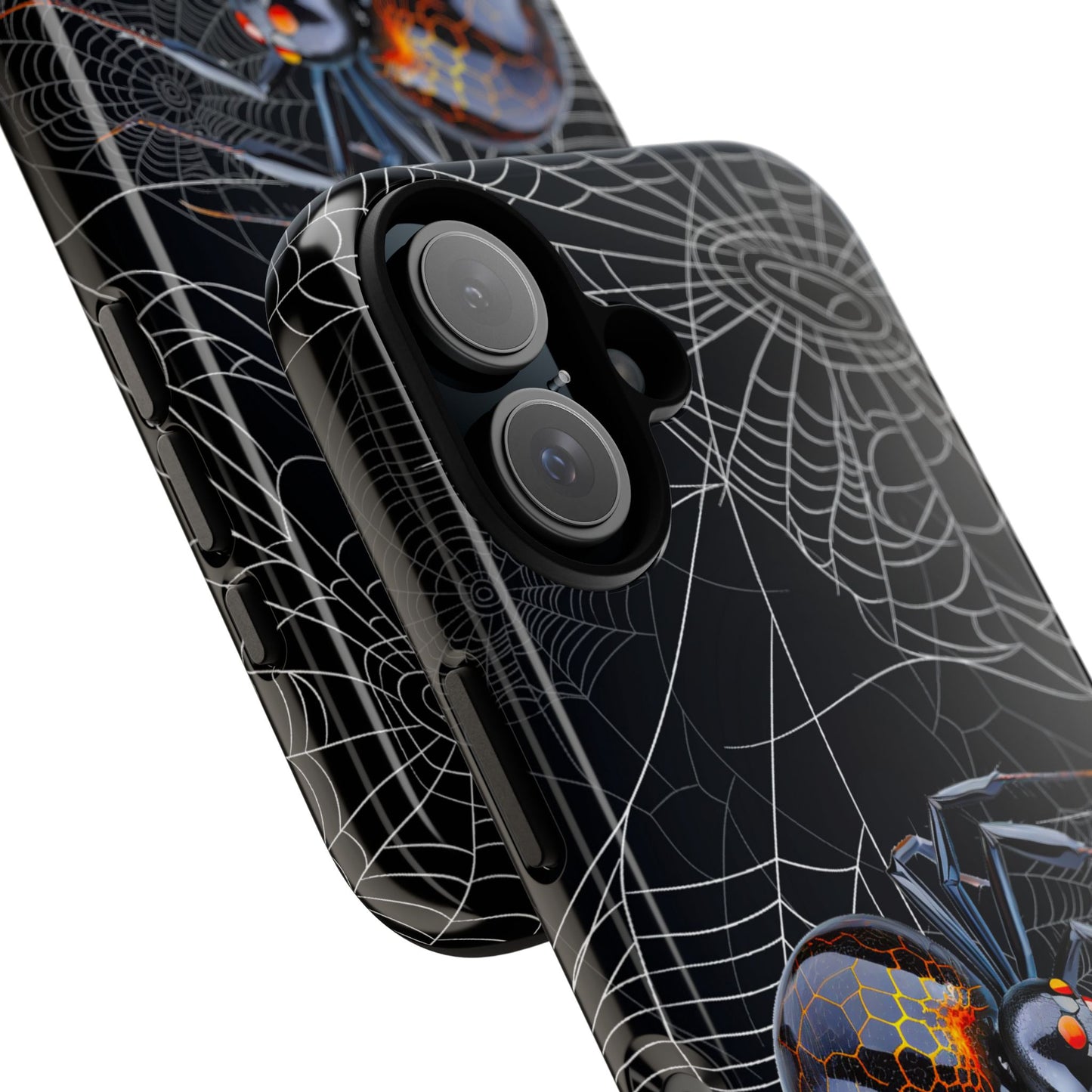 Spider Web Phone Case - Tough Cases for Halloween, Spooky Decor, Gift for Teens, Gothic Style, Unique Customizable Covers