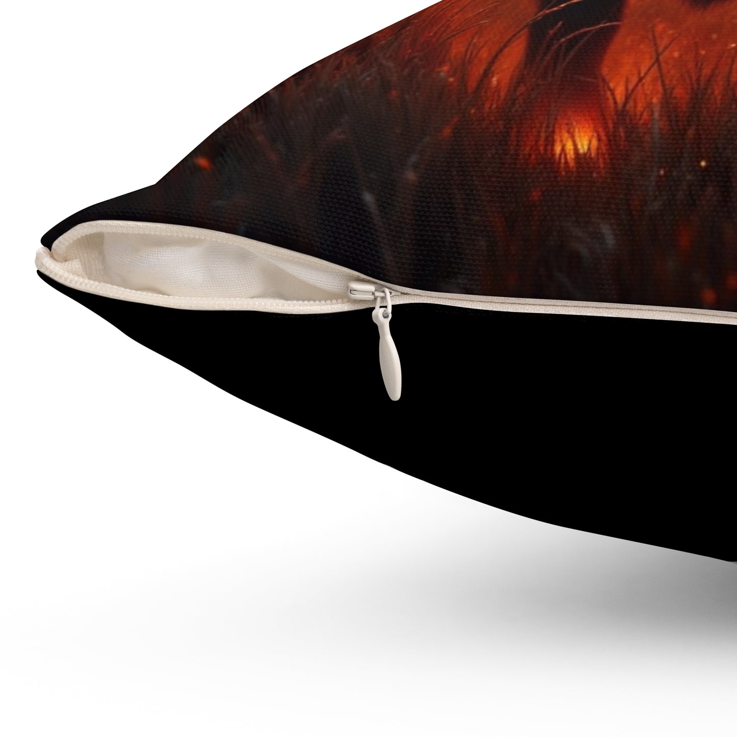 Bold Buffalo Art Pillow, Decorative Cushion for Living Room, Unique Ranch Decor, Gift for Nature Lovers, Home Accent