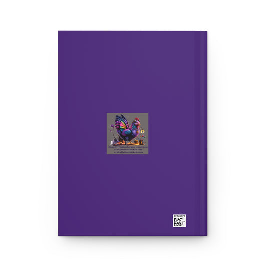 Vibrant Fantasy Hardcover Journal, Enchanted Notebook for Creative Souls, Gift for Writers, Artists, and Dreamers