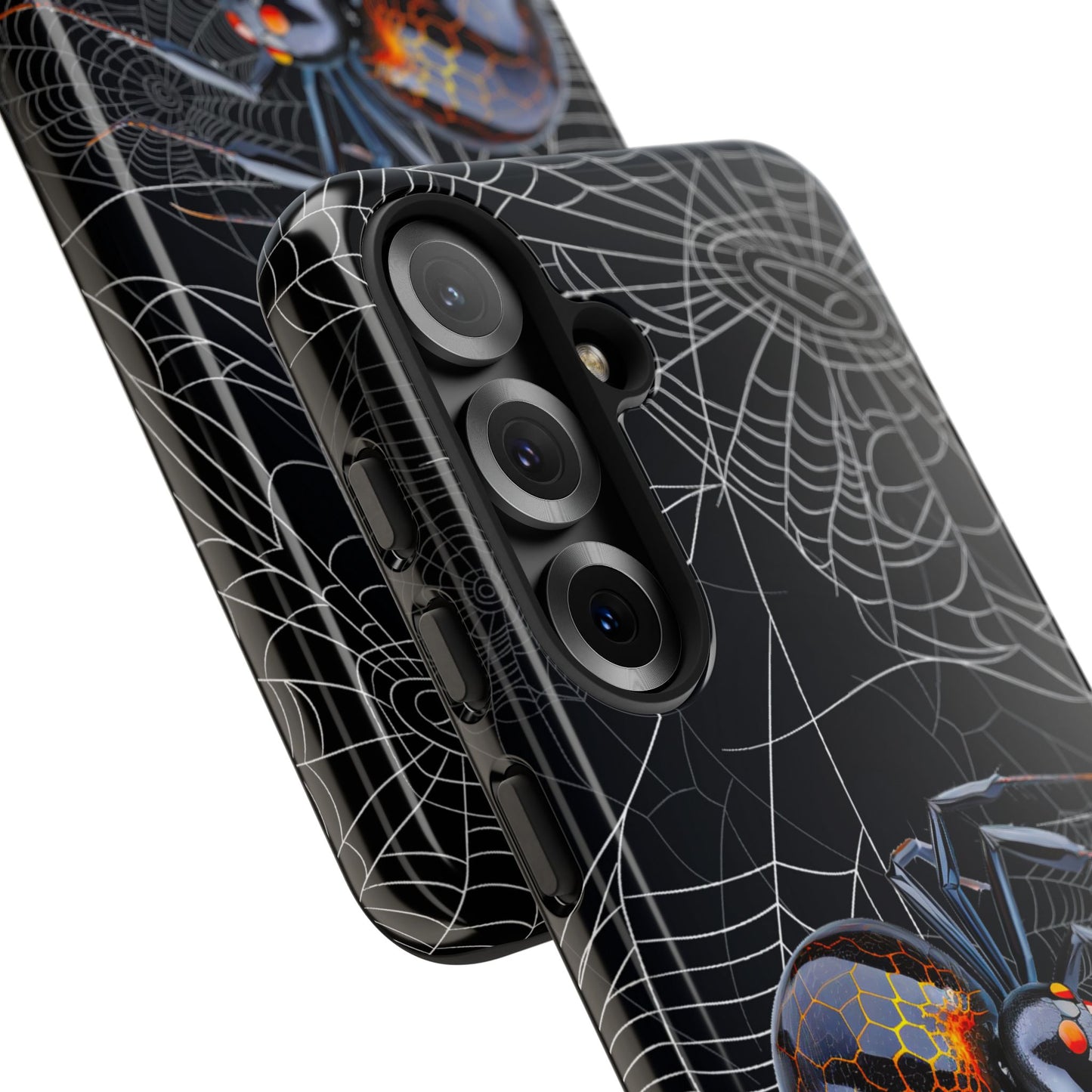 Spider Web Phone Case - Tough Cases for Halloween, Spooky Decor, Gift for Teens, Gothic Style, Unique Customizable Covers