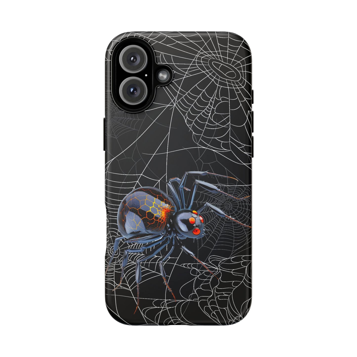 Spider Web Phone Case - Tough Cases for Halloween, Spooky Decor, Gift for Teens, Gothic Style, Unique Customizable Covers