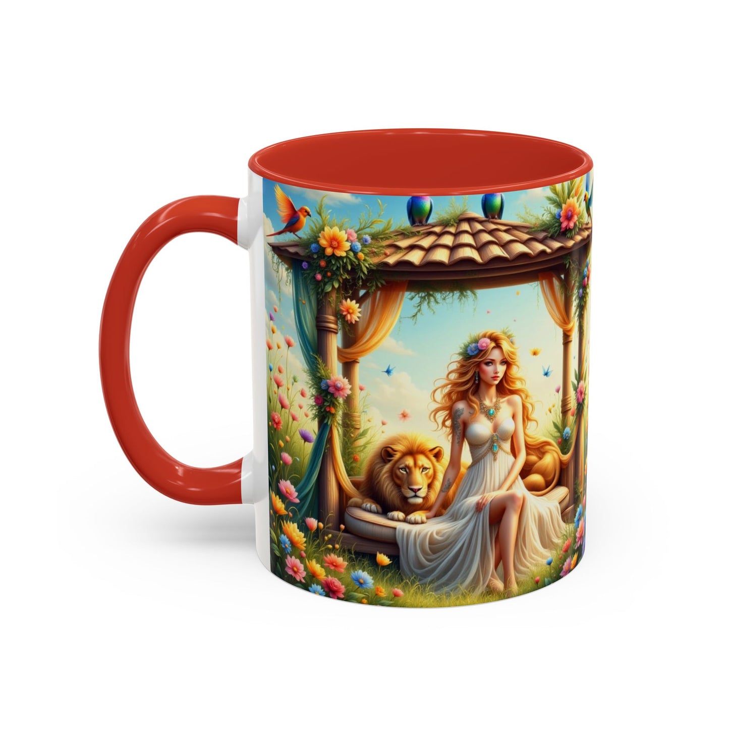 Astrology Leo Accent Coffee Mug (11, 15oz)