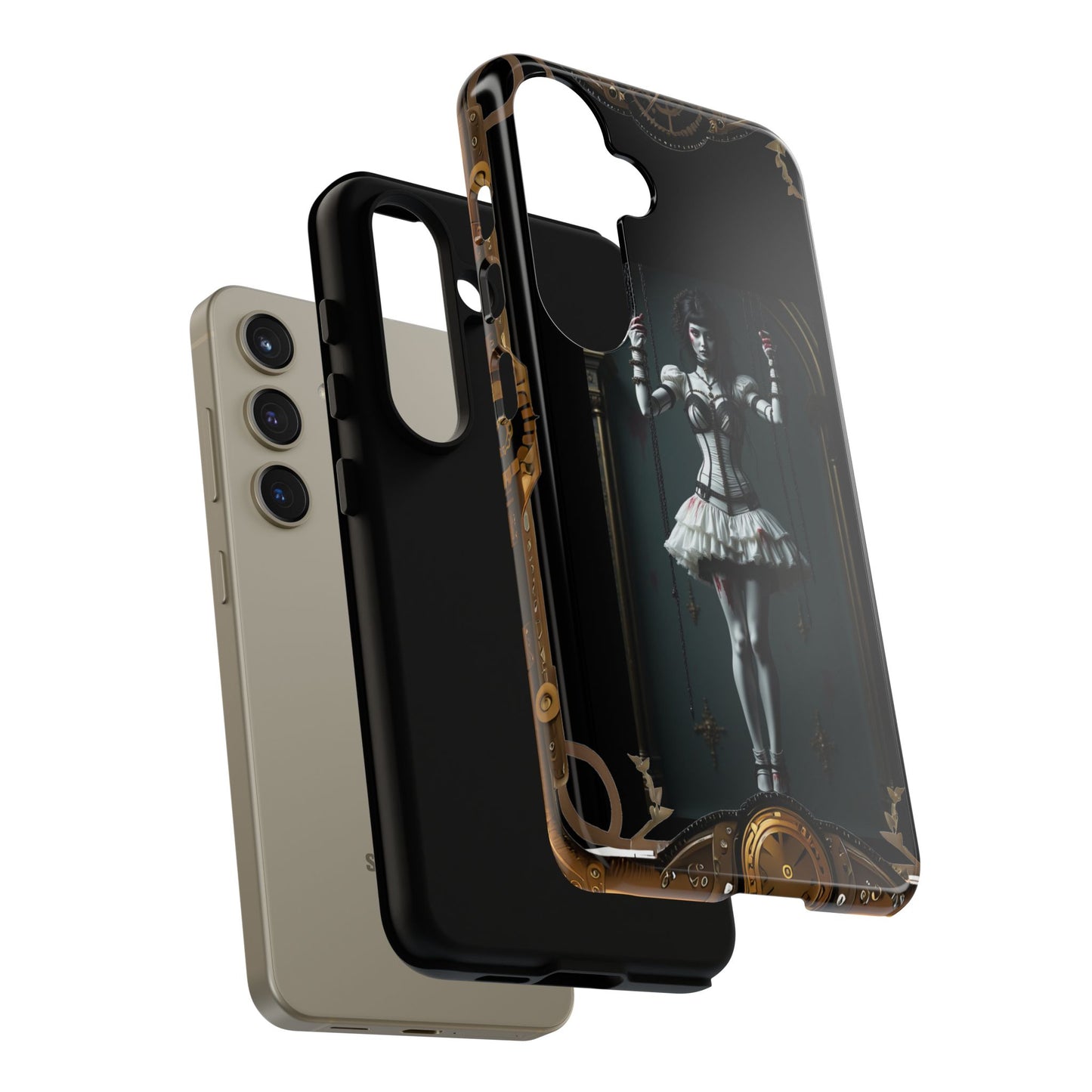 Steampunk Phone Case, Designer Phone Cover, Artistic Mobile Case, Gothic Horror Phone Case