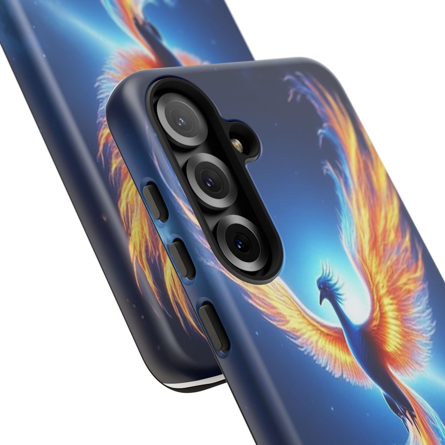 Phoenix Tough Case, Blue Bird Phone Case, Fantasy Designs, Space theme