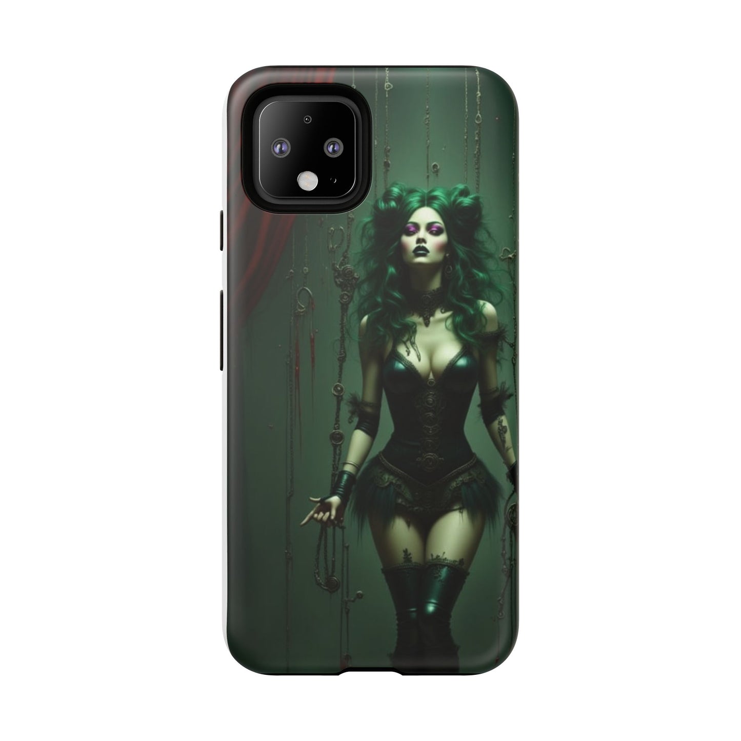 Gothic Phone Case for Tough Souls, Dark Aesthetic, Halloween Gift, Alternative Fashion, Unique Mobile Accessory
