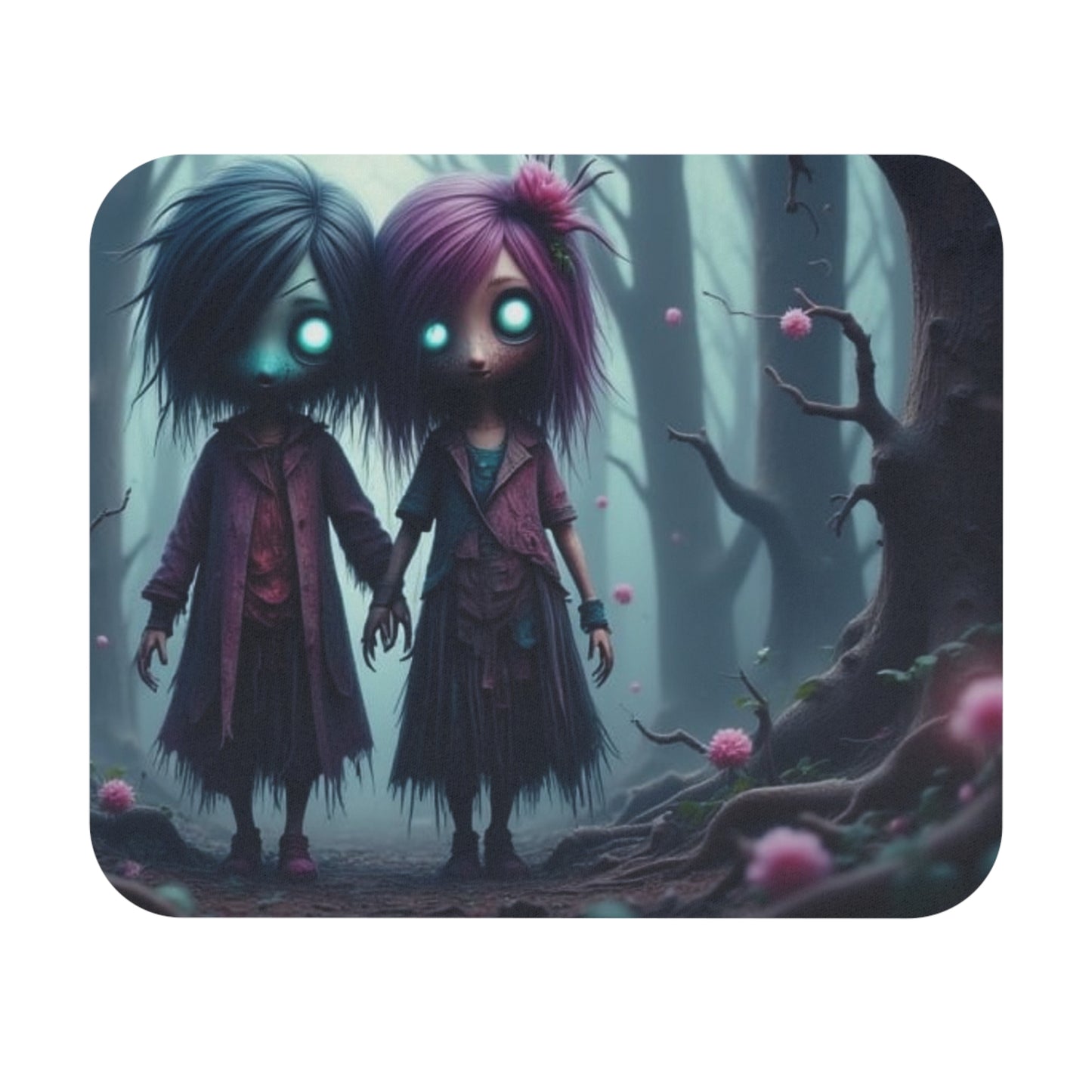 Enchanting Gothic Mouse Pad - Perfect Gift for Horror Lovers, Office Decor, Gaming Accessory, Halloween, Unique Desk Mat