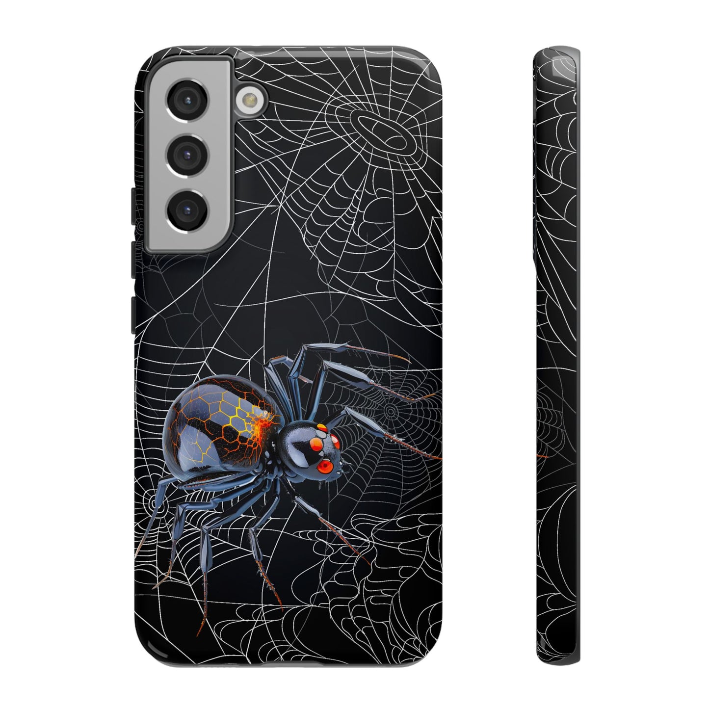 Spider Web Phone Case - Tough Cases for Halloween, Spooky Decor, Gift for Teens, Gothic Style, Unique Customizable Covers