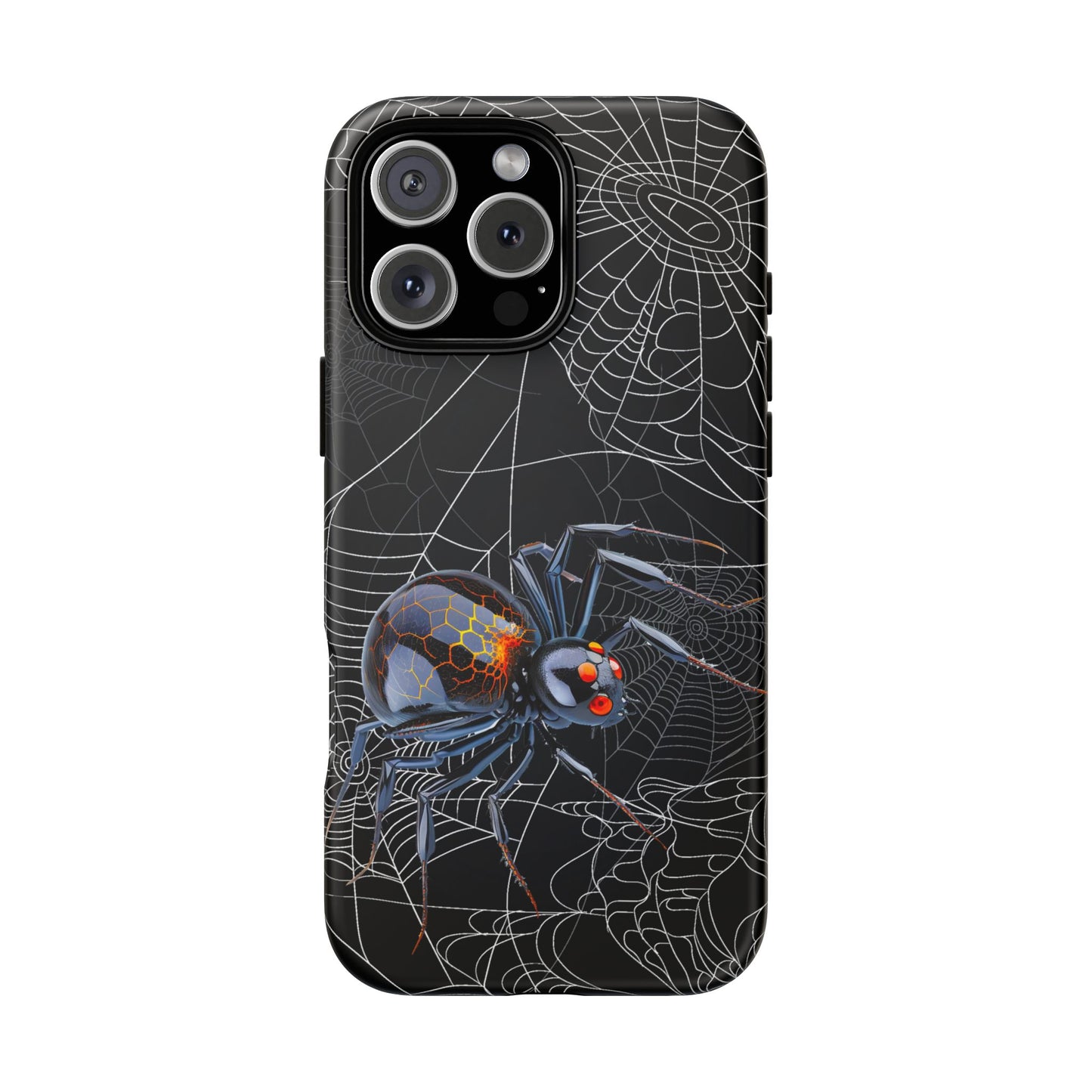 Spider Web Phone Case - Tough Cases for Halloween, Spooky Decor, Gift for Teens, Gothic Style, Unique Customizable Covers