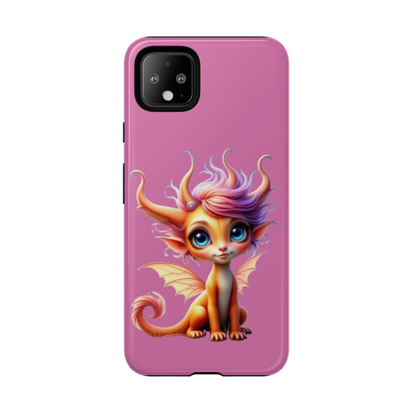 Dragon-Themed Phone Case, Cute Fantasy Phone Cover, Gifts for Kids, Magical Dragon Design, Birthday Present, Phone Accessories