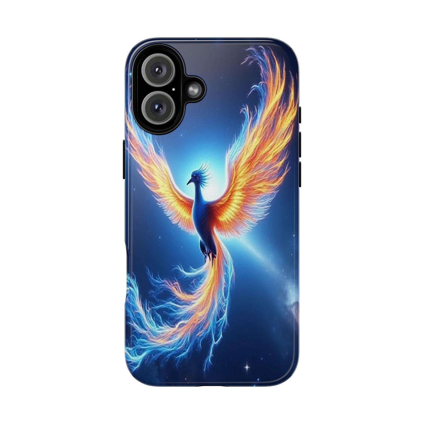 Phoenix Tough Case, Blue Bird Phone Case, Fantasy Designs, Space theme