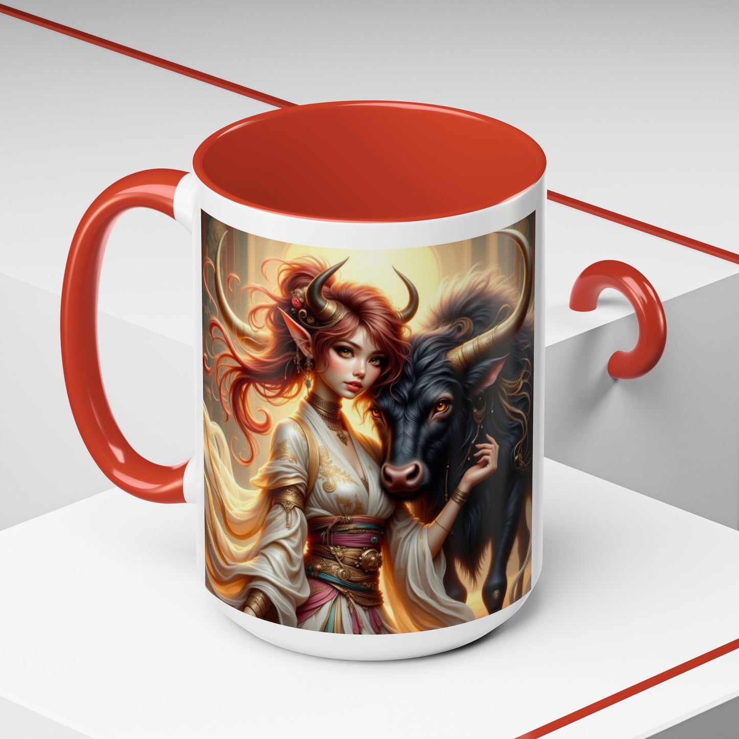 Astrology Taurus Accent Coffee Mug (11, 15oz)