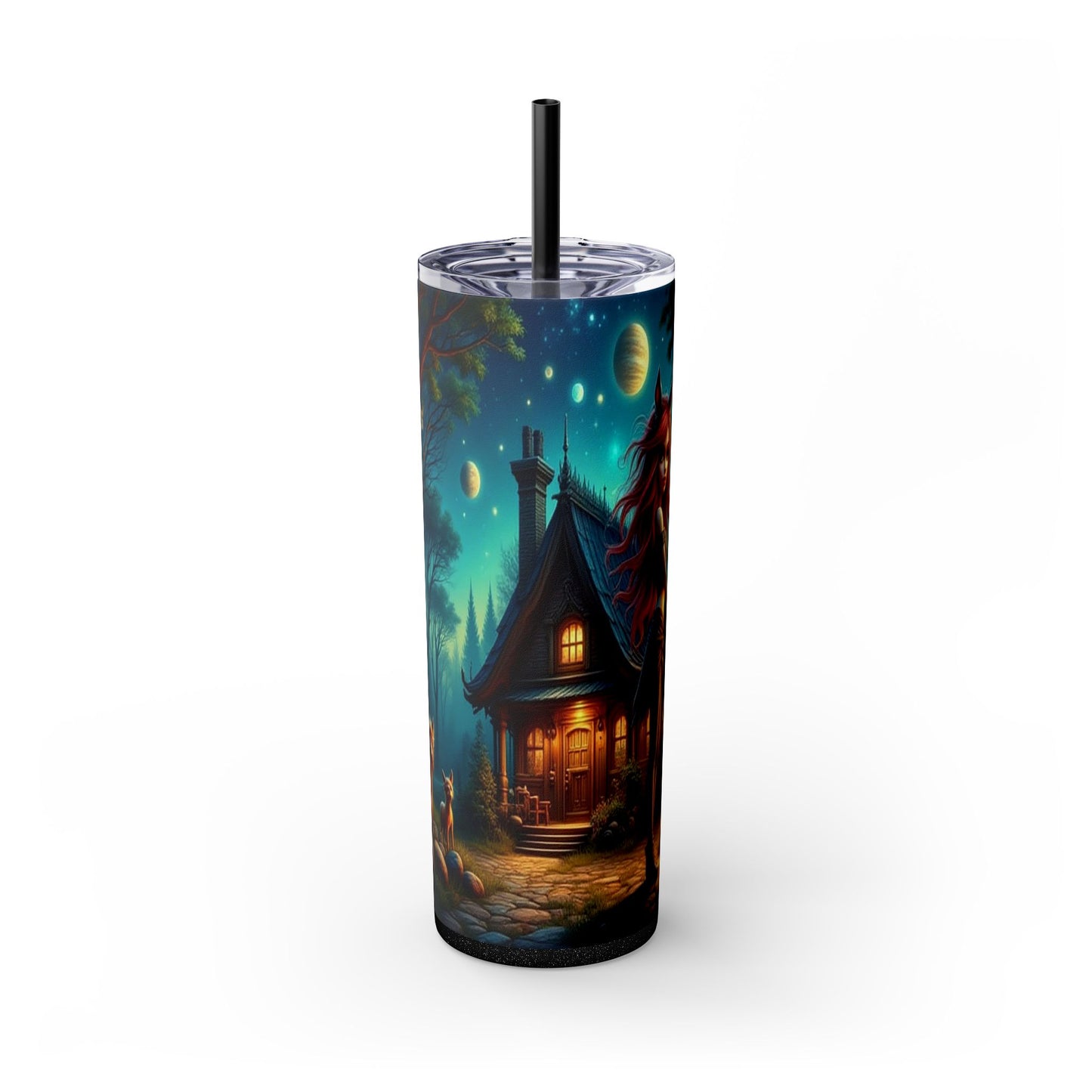 Zodiac Sagittarius Tumbler with Straw, 20oz