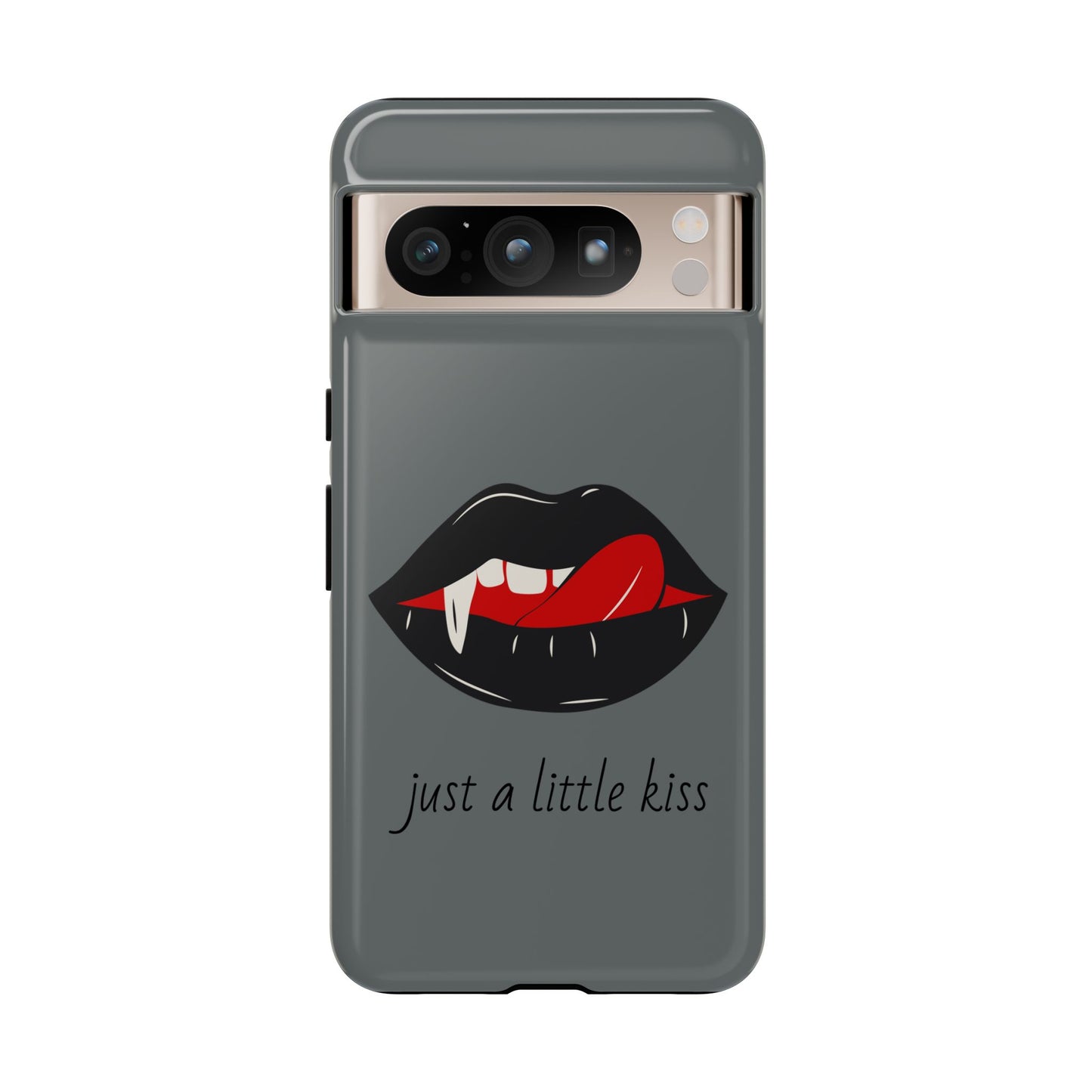 Vampire Lip Phone Case, Edgy Tech Accessories, Halloween Gifts, Goth Aesthetic, Quirky Cell Phone Cover