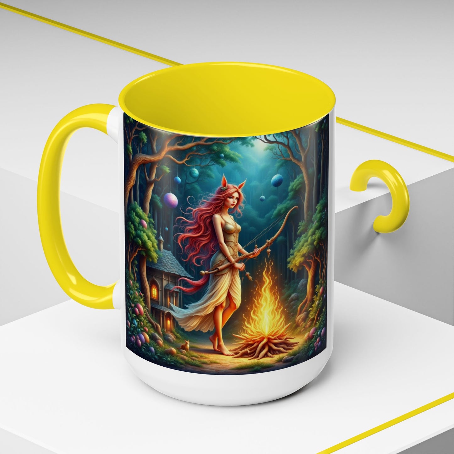 Astrology Sagittarius Accent Coffee Mug (11, 15oz)