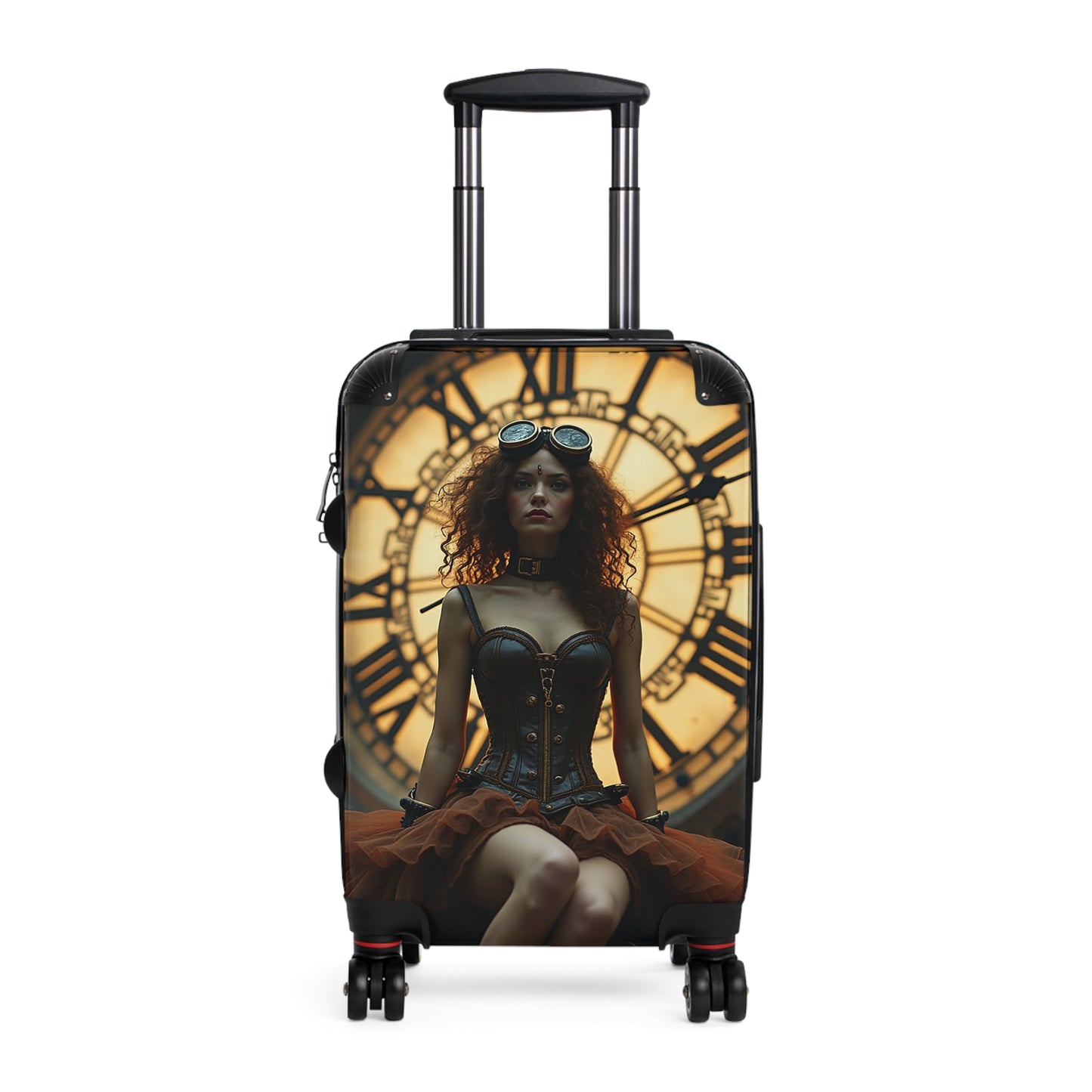 Lucy Steampunk Stylish Suitcase - Unique Travel Luggage for Adventurers, Ideal Gift for Travelers, Vintage-Inspired Travel Gear, Perfect [...]