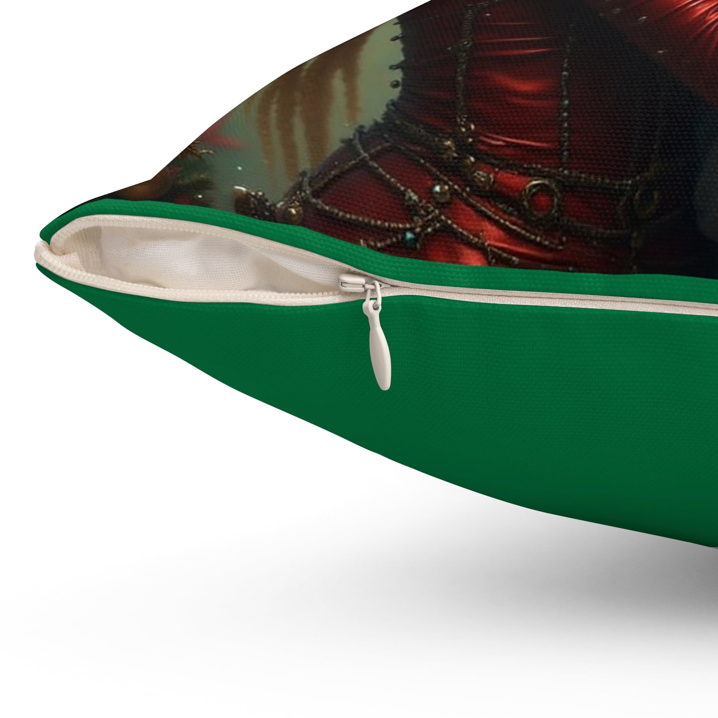 Christmas Elf Square Pillow, Cozy Holiday Pillow, Festive Home Decor, Gift for Her, Winter Decoration, Dreamy Pillow for Christmas