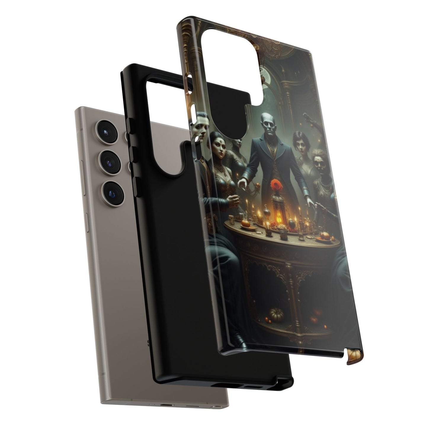 Gothic Phone Case, Unique Tough Cases, Dark Aesthetic Accessories, Perfect Gift for Halloween, Stylish Tech Protection