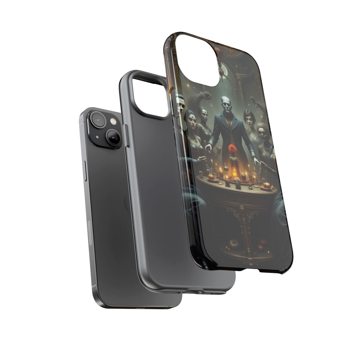 Gothic Phone Case, Unique Tough Cases, Dark Aesthetic Accessories, Perfect Gift for Halloween, Stylish Tech Protection