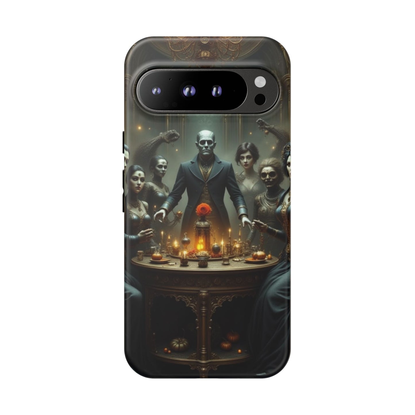 Gothic Phone Case, Unique Tough Cases, Dark Aesthetic Accessories, Perfect Gift for Halloween, Stylish Tech Protection