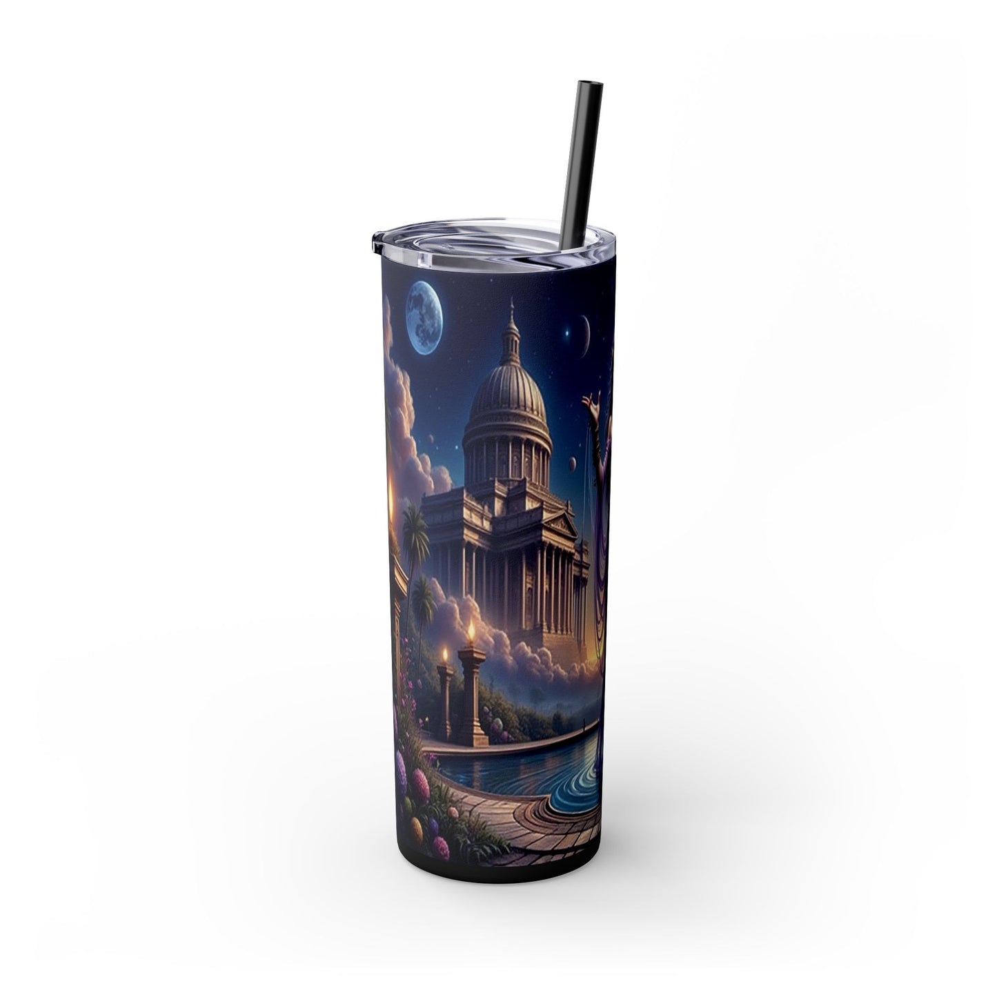 Zodiac Libra Tumbler with Straw 20oz