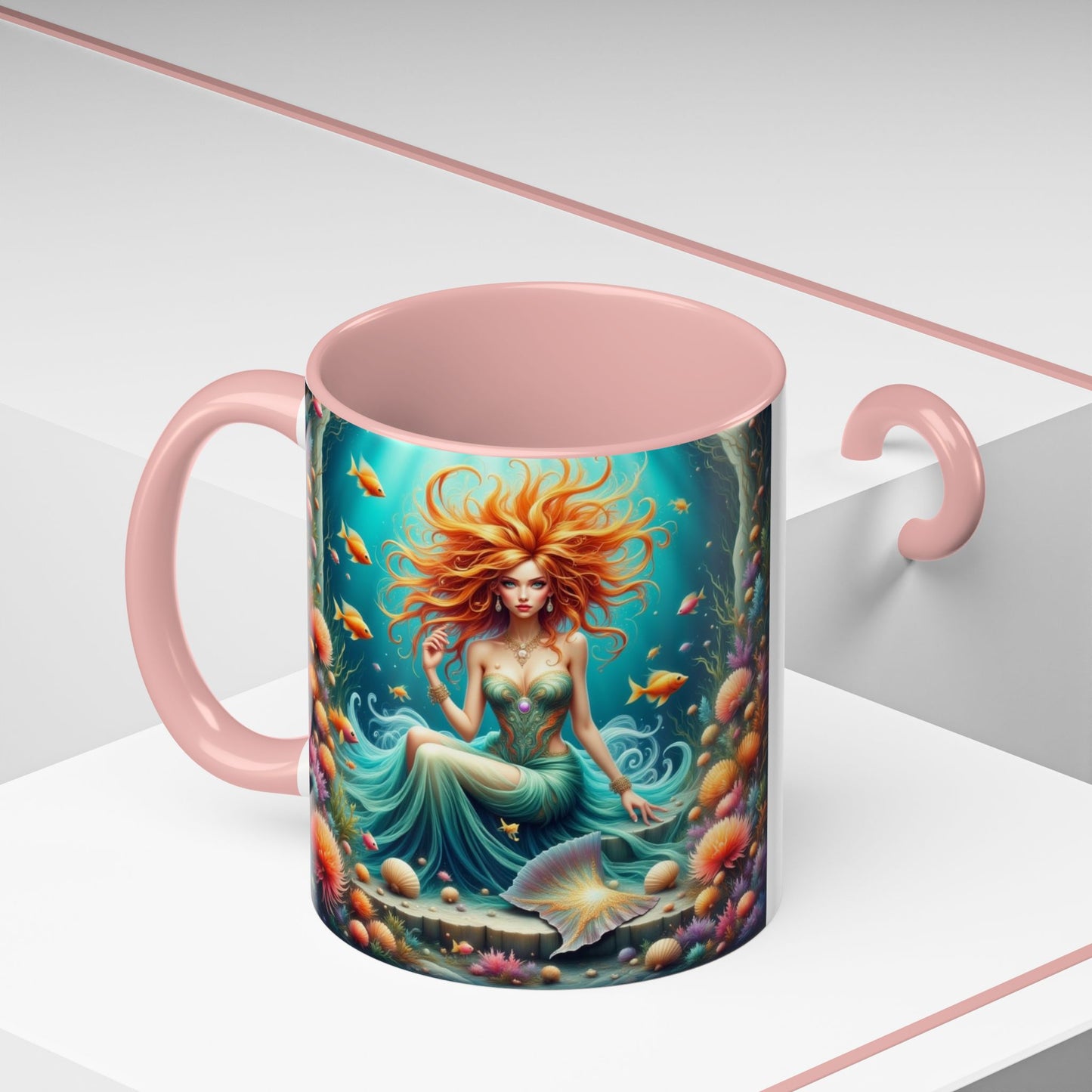 Astrology Pisces Accent Coffee Mug (11, 15oz)