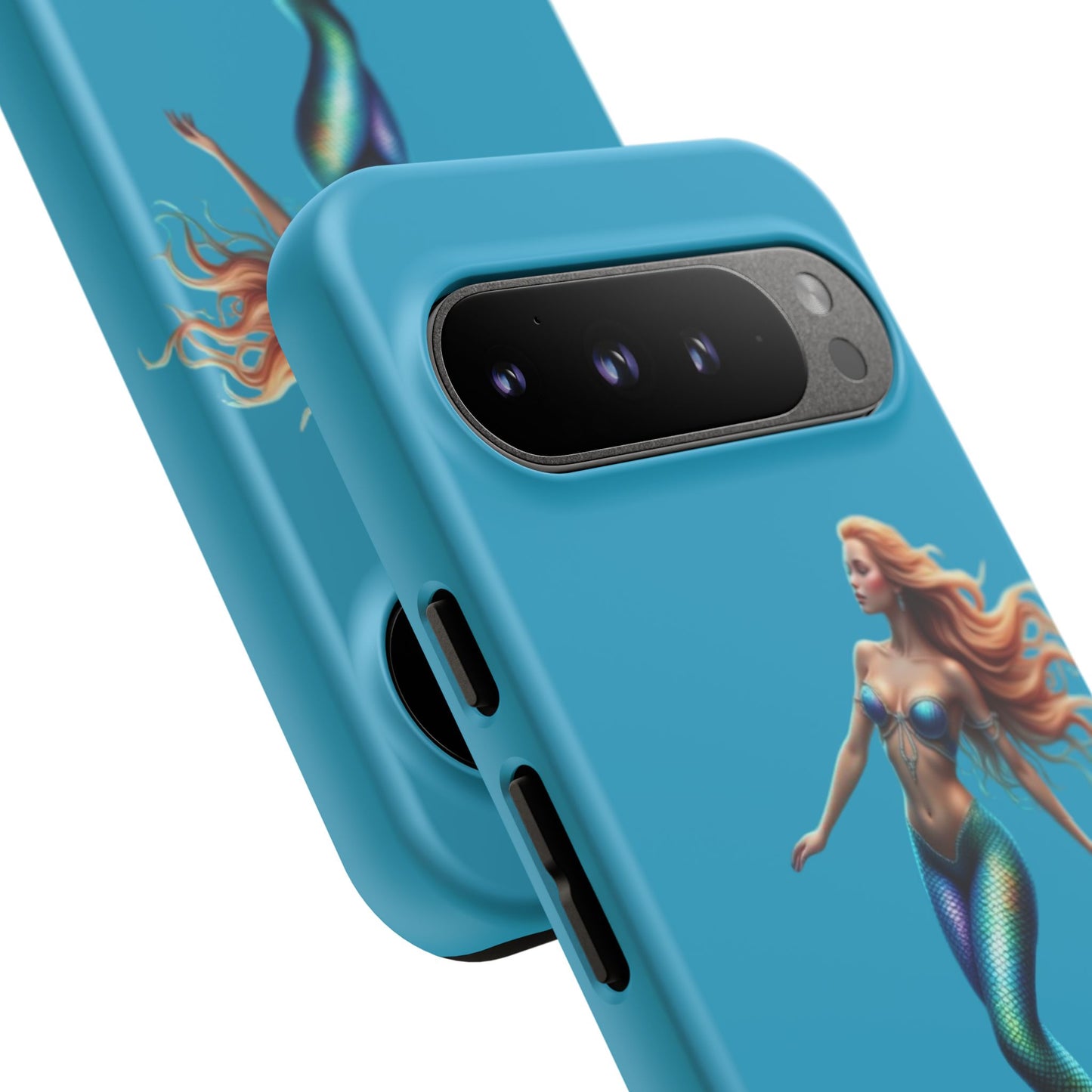 Mermaid Phone Case, Tough Phone Cover, Ocean Lover Gift, Cute Mermaid Accessory, Summer Vibes Case