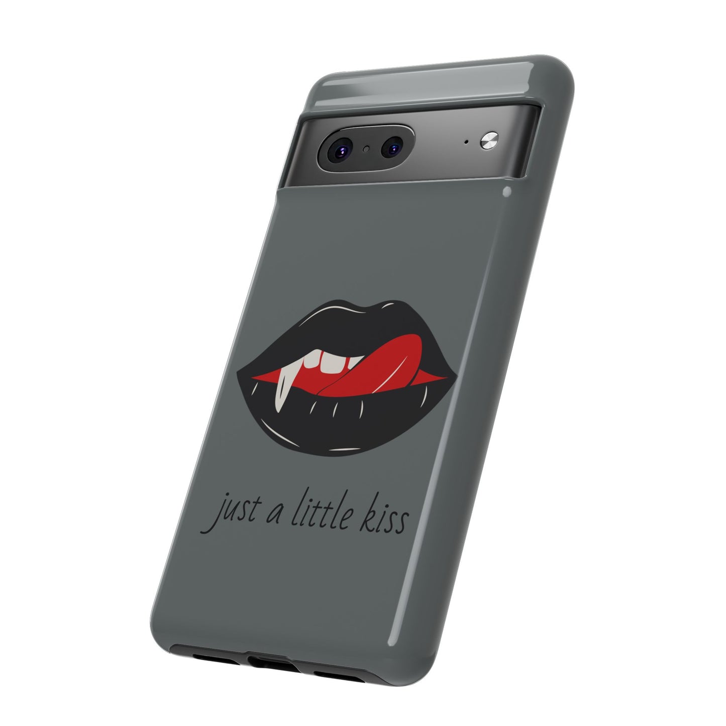 Vampire Lip Phone Case, Edgy Tech Accessories, Halloween Gifts, Goth Aesthetic, Quirky Cell Phone Cover