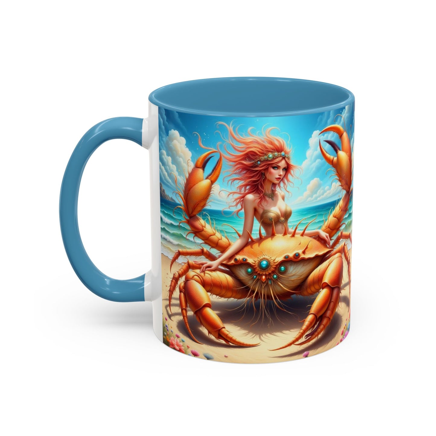 Astrology Cancer, Accent Coffee Mug (11, 15oz)