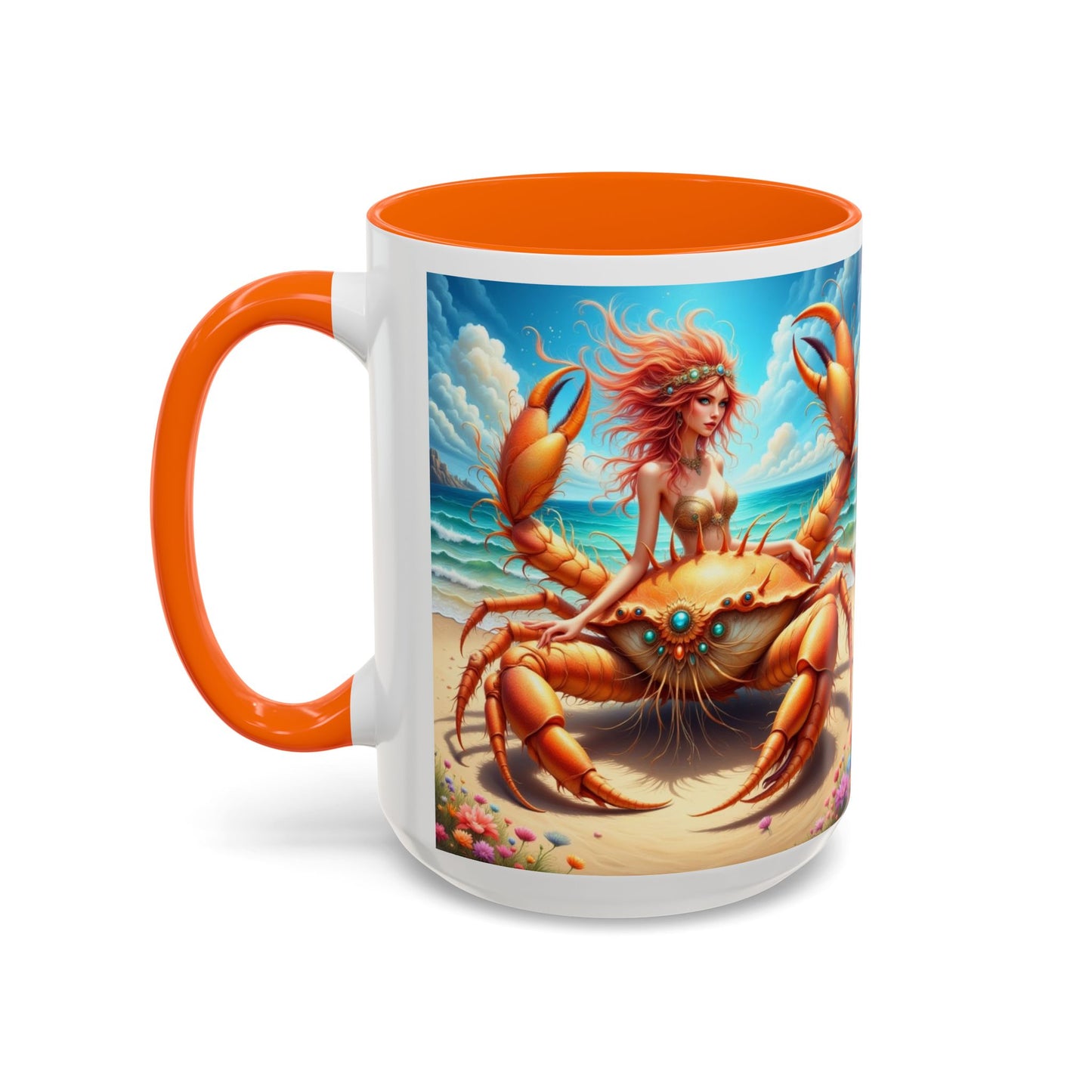 Astrology Cancer, Accent Coffee Mug (11, 15oz)