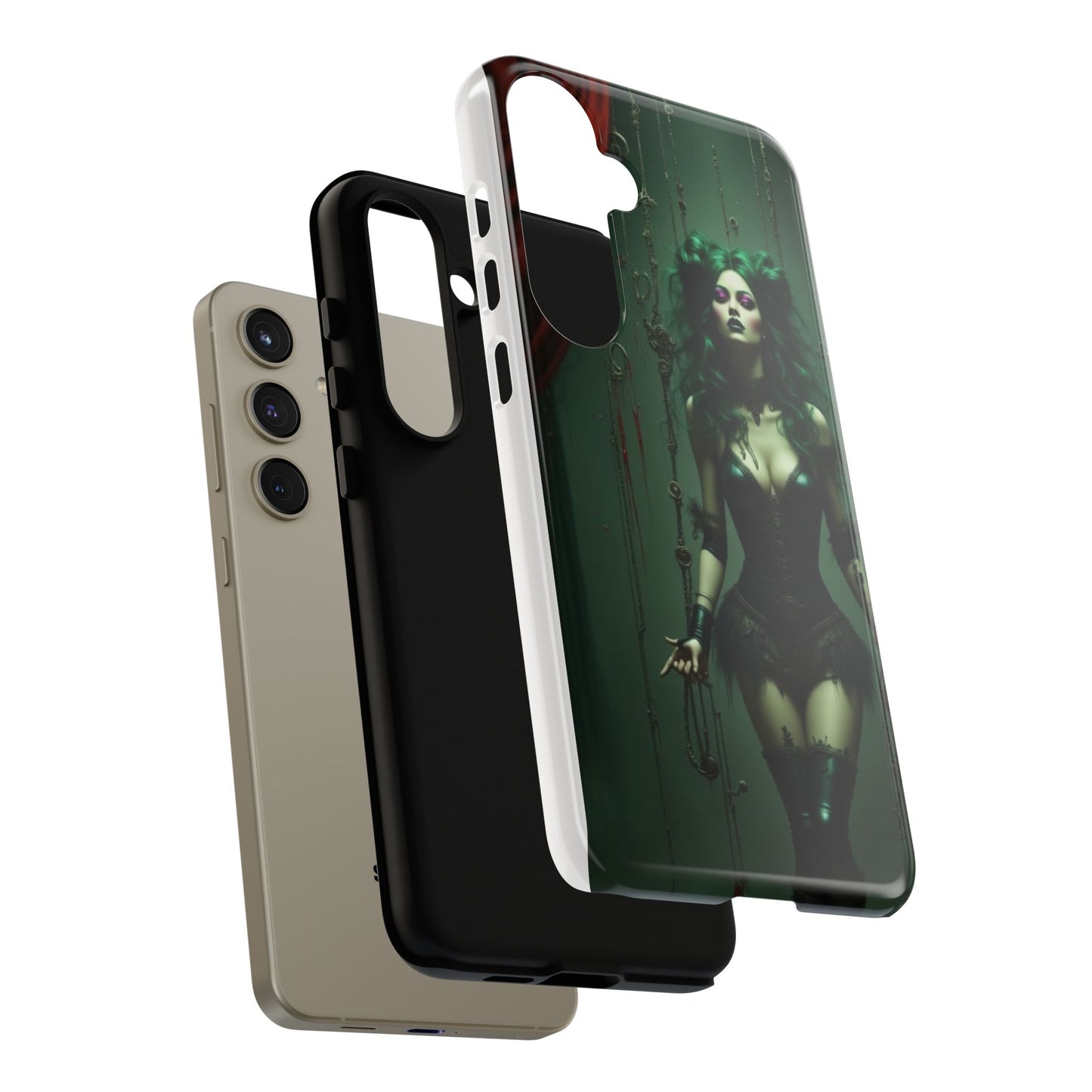 Gothic Phone Case for Tough Souls, Dark Aesthetic, Halloween Gift, Alternative Fashion, Unique Mobile Accessory