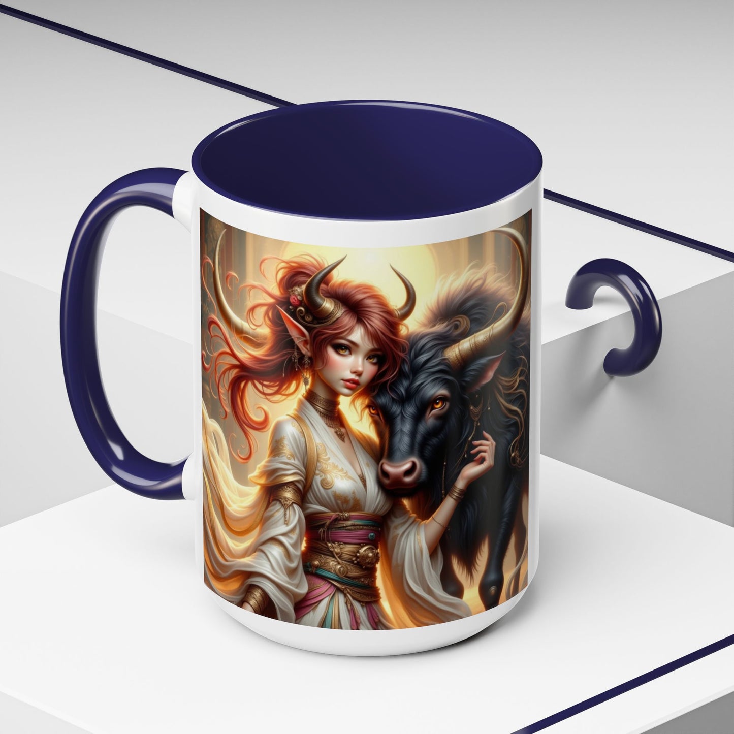 Astrology Taurus Accent Coffee Mug (11, 15oz)