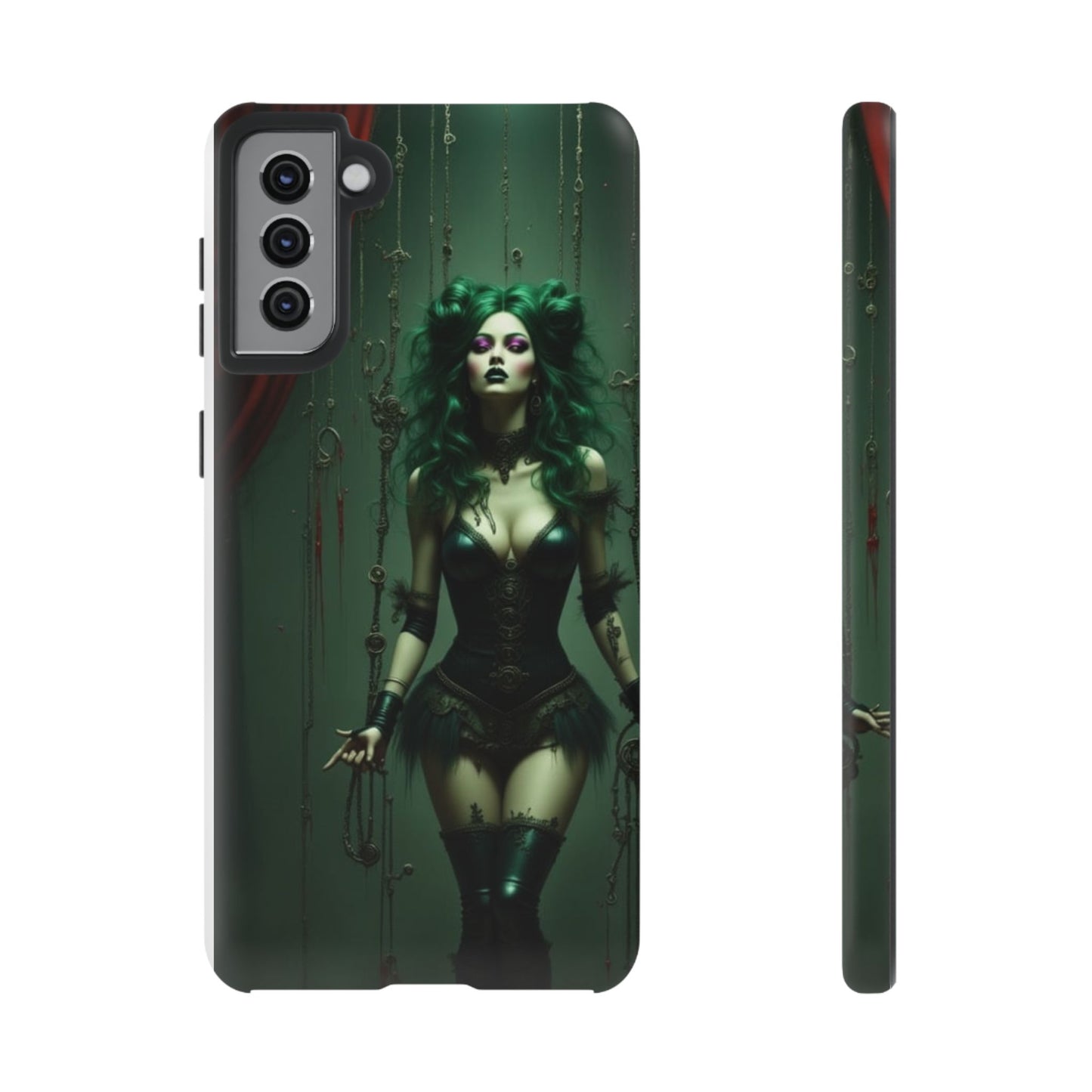 Gothic Phone Case for Tough Souls, Dark Aesthetic, Halloween Gift, Alternative Fashion, Unique Mobile Accessory