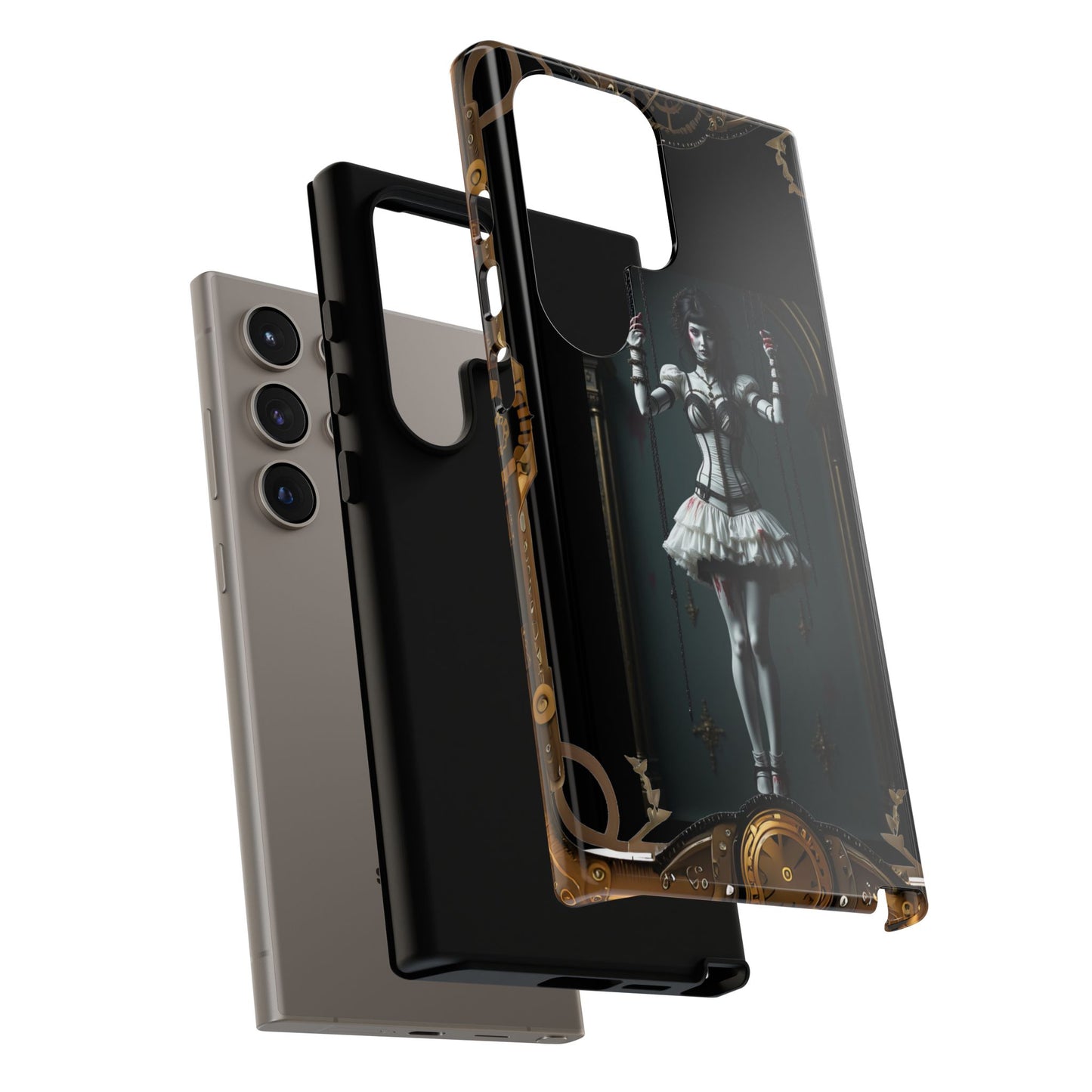 Steampunk Phone Case, Designer Phone Cover, Artistic Mobile Case, Gothic Horror Phone Case