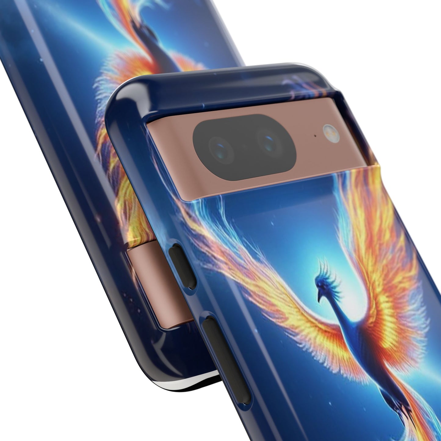 Phoenix Tough Case, Blue Bird Phone Case, Fantasy Designs, Space theme