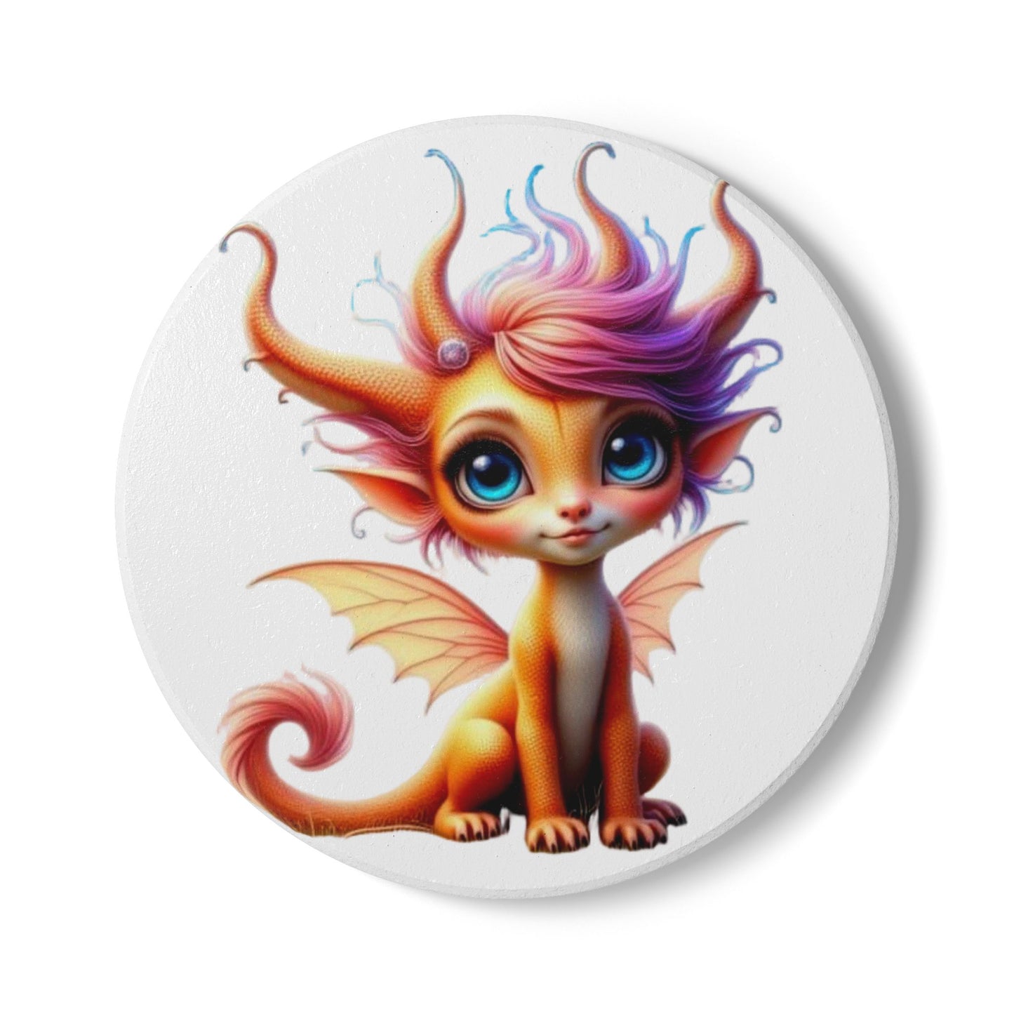 Ceramic Coaster, Baby Dragon Nami, Cool Gifts, Unique Designs