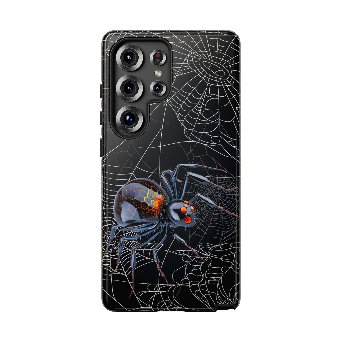 Spider Web Phone Case - Tough Cases for Halloween, Spooky Decor, Gift for Teens, Gothic Style, Unique Customizable Covers