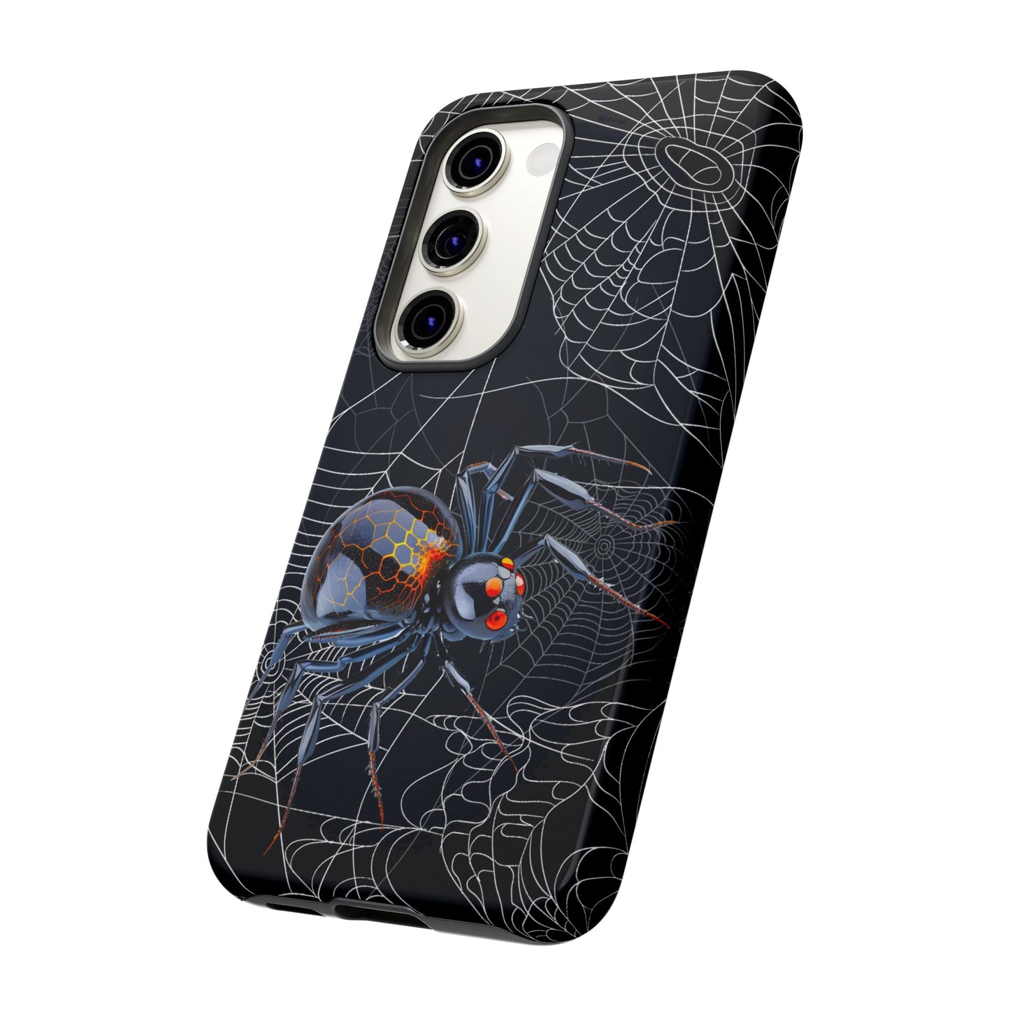 Spider Web Phone Case - Tough Cases for Halloween, Spooky Decor, Gift for Teens, Gothic Style, Unique Customizable Covers