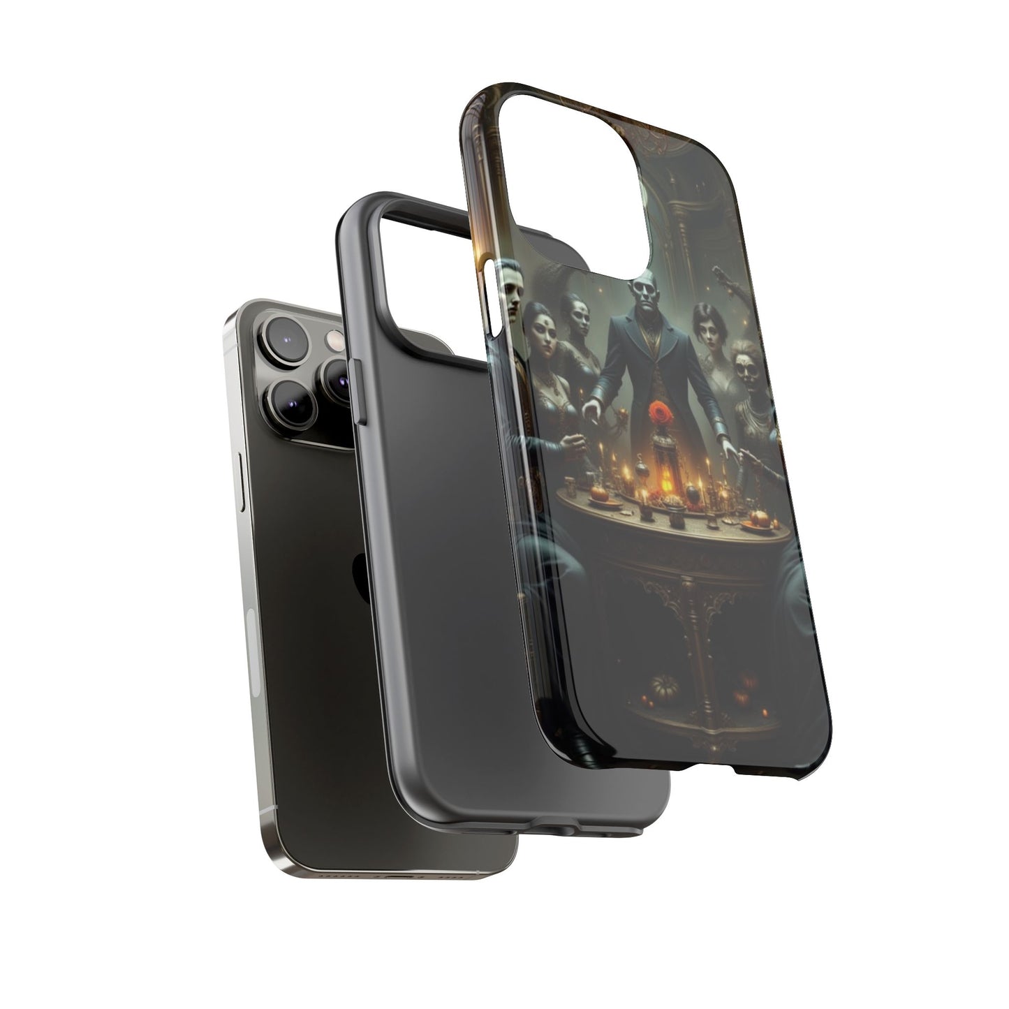 Gothic Phone Case, Unique Tough Cases, Dark Aesthetic Accessories, Perfect Gift for Halloween, Stylish Tech Protection