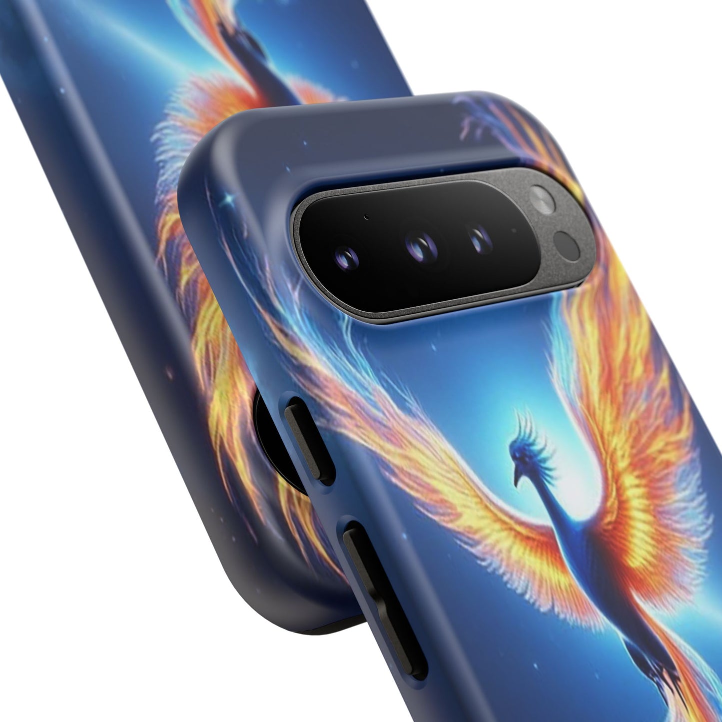 Phoenix Tough Case, Blue Bird Phone Case, Fantasy Designs, Space theme