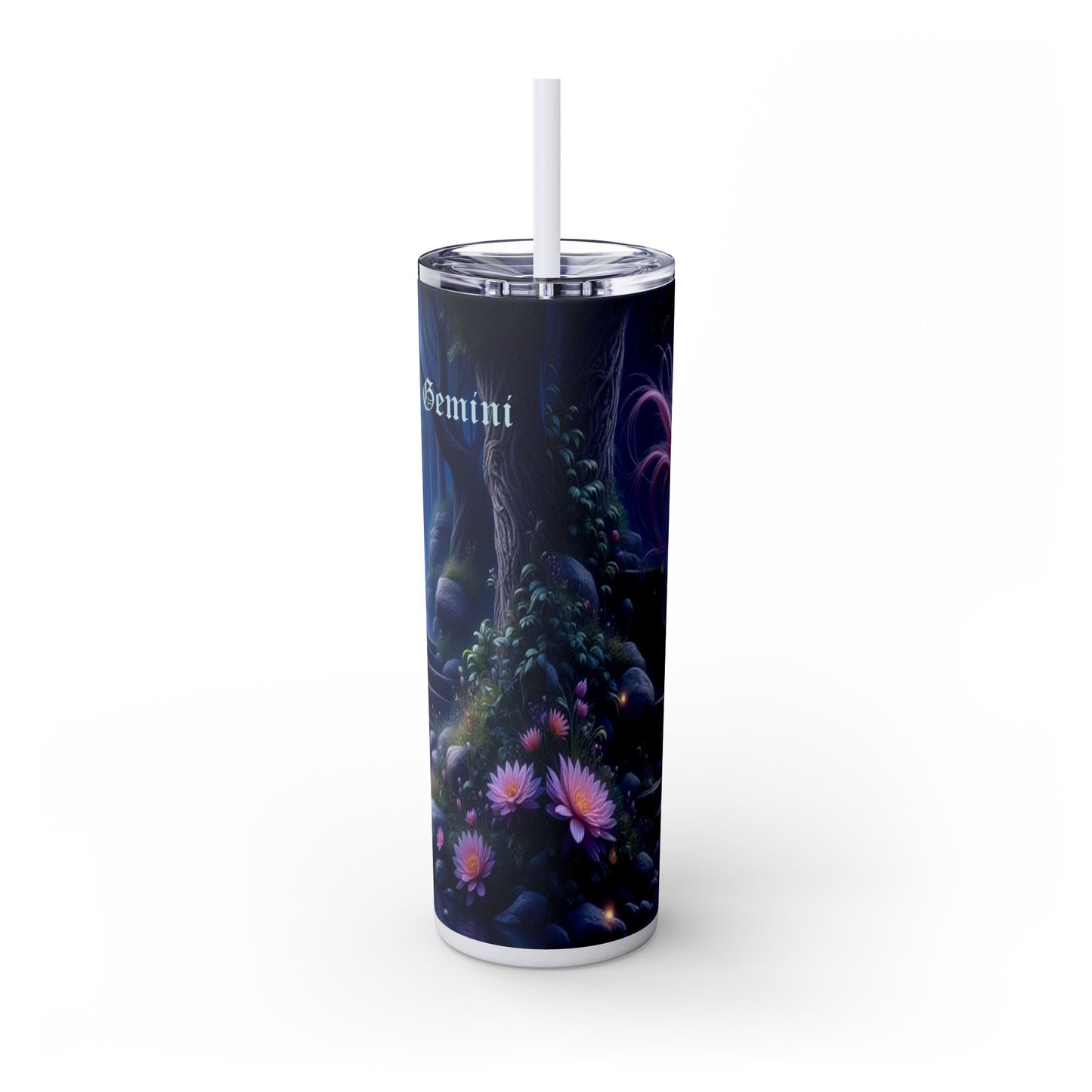 Zodiac Gemini Tumbler with Straw, 20oz