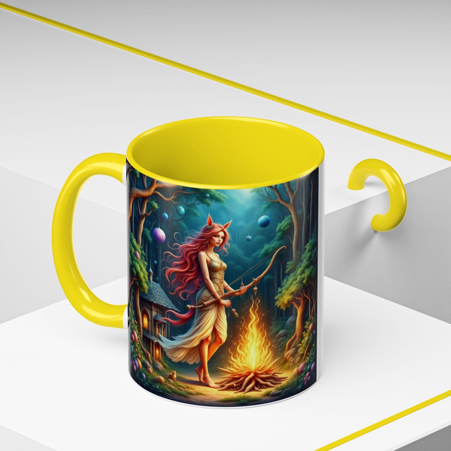 Astrology Sagittarius Accent Coffee Mug (11, 15oz)