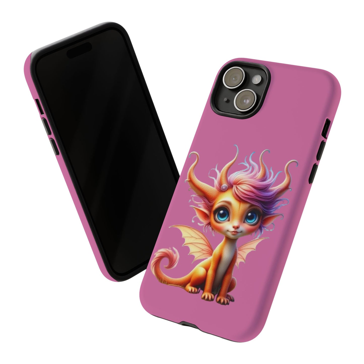 Dragon-Themed Phone Case, Cute Fantasy Phone Cover, Gifts for Kids, Magical Dragon Design, Birthday Present, Phone Accessories