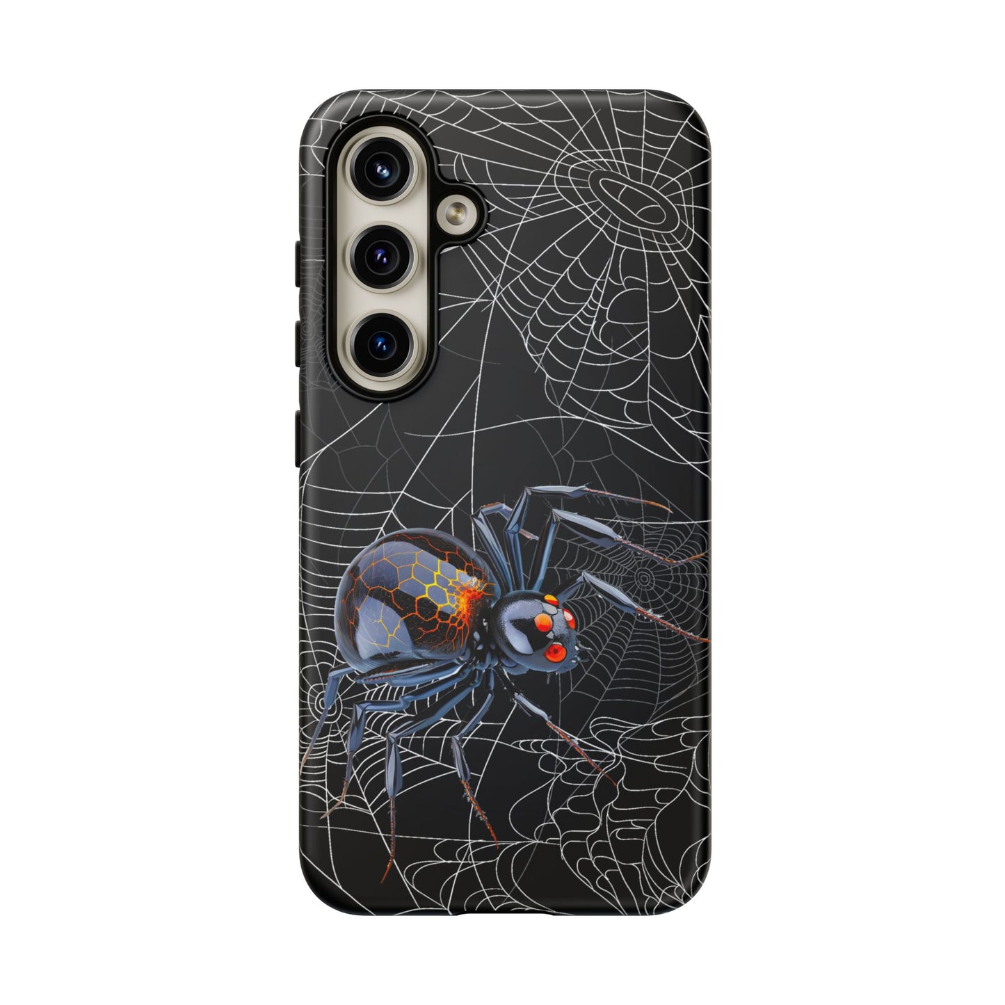 Spider Web Phone Case - Tough Cases for Halloween, Spooky Decor, Gift for Teens, Gothic Style, Unique Customizable Covers