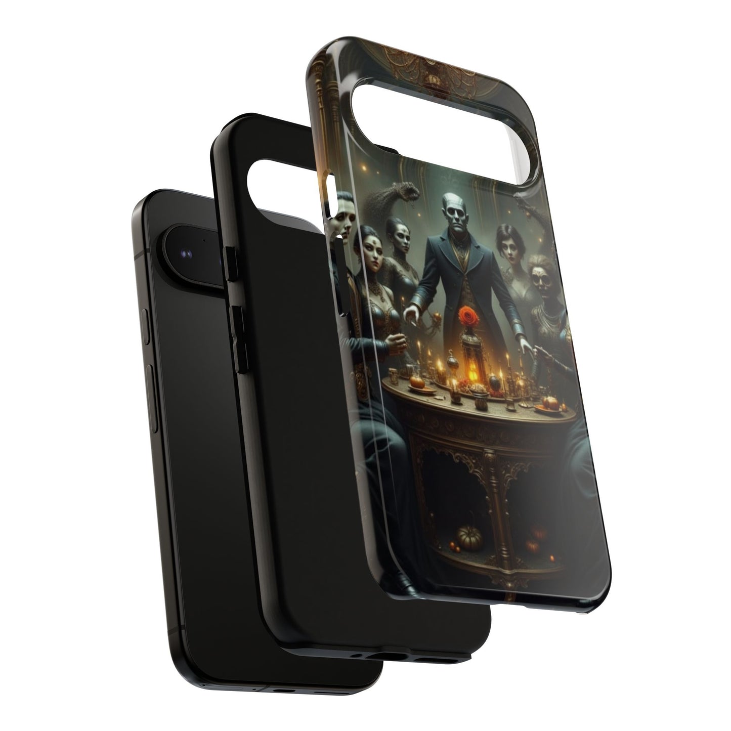 Gothic Phone Case, Unique Tough Cases, Dark Aesthetic Accessories, Perfect Gift for Halloween, Stylish Tech Protection