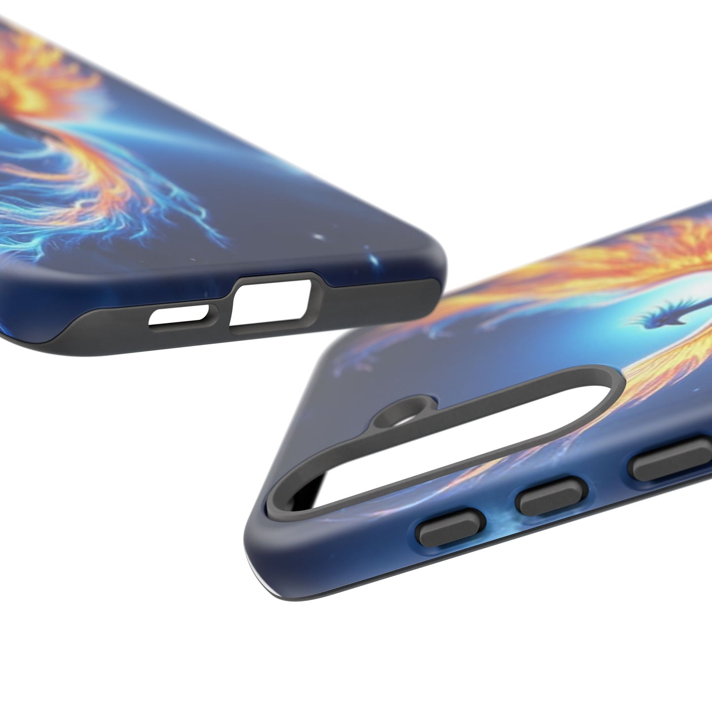 Phoenix Tough Case, Blue Bird Phone Case, Fantasy Designs, Space theme
