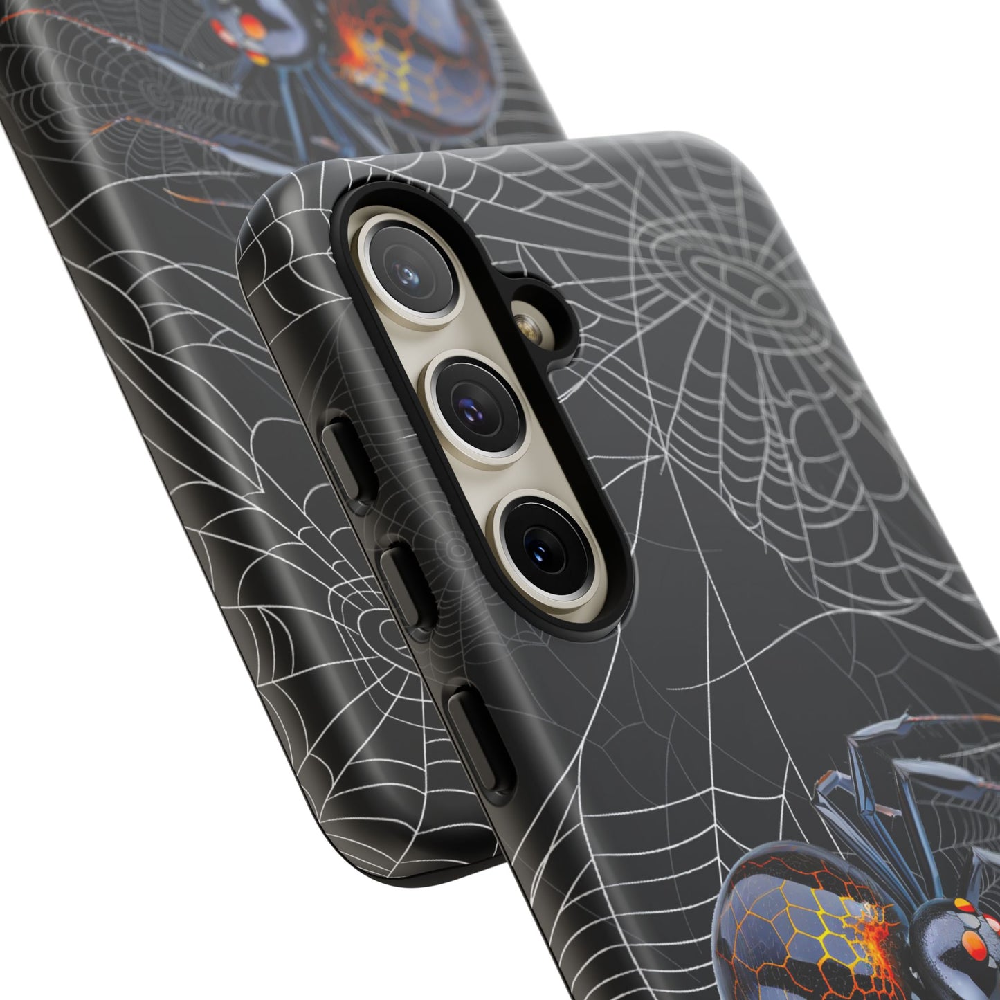 Spider Web Phone Case - Tough Cases for Halloween, Spooky Decor, Gift for Teens, Gothic Style, Unique Customizable Covers