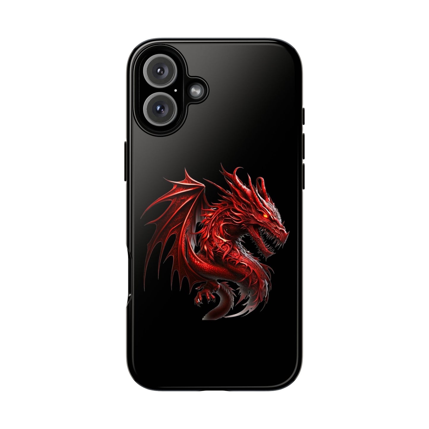 Red Dragon Phone Case, Fantasy Case, Tough Phone Cover, Gift for Gamers, Dragon Lover, Unique Mobile Accessory